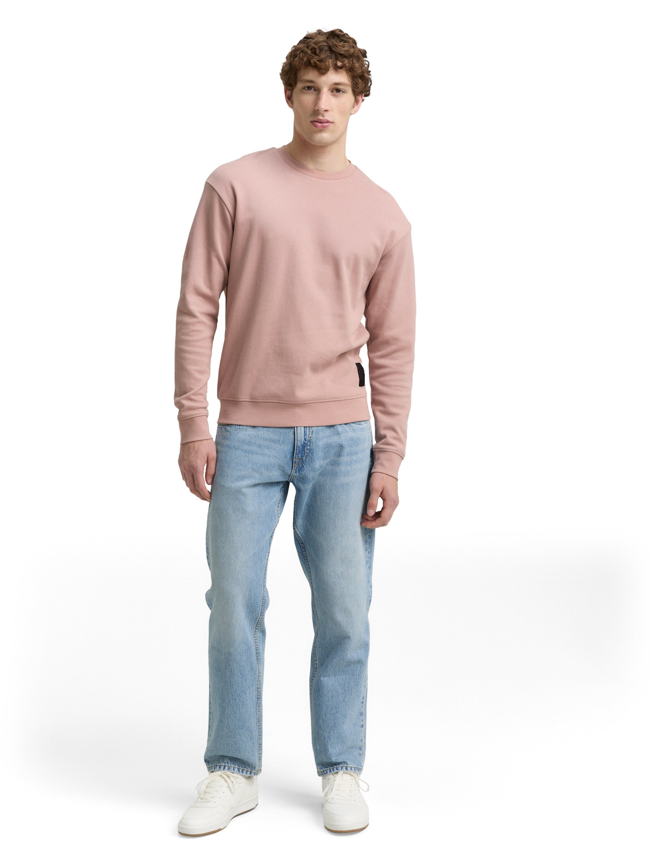 Tom Tailor Round Neck Basic Smoke Rose Sweater