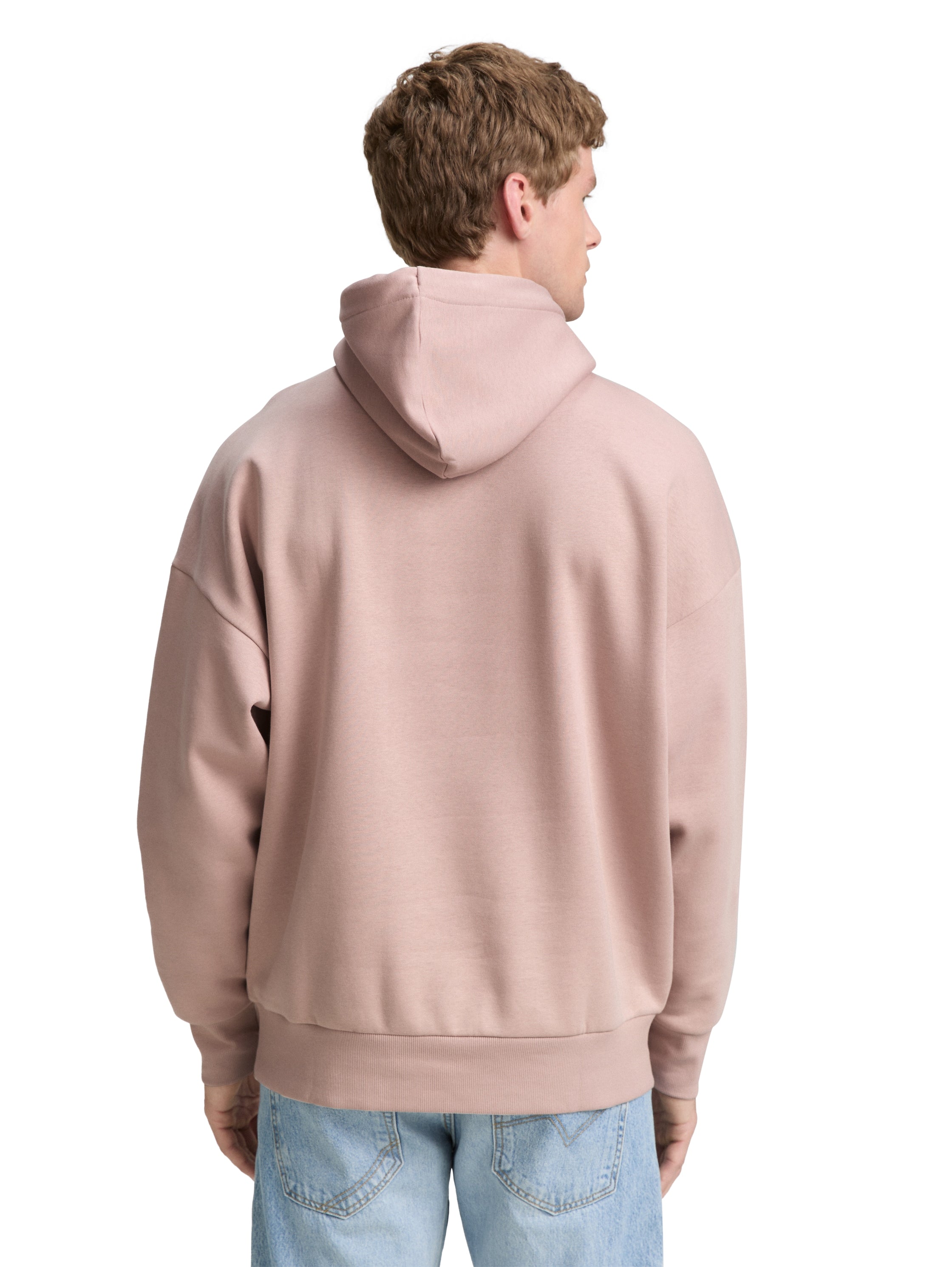 Tom Tailor Pink Hoodie With Kangaroo Pocket