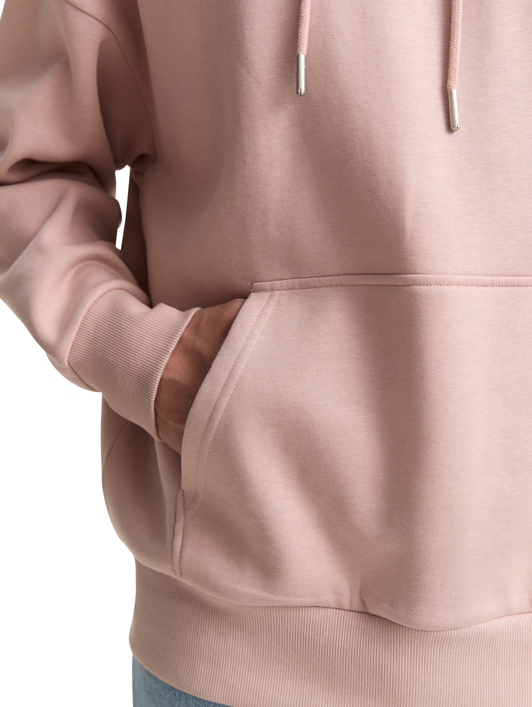 Tom Tailor Pink Hoodie With Kangaroo Pocket