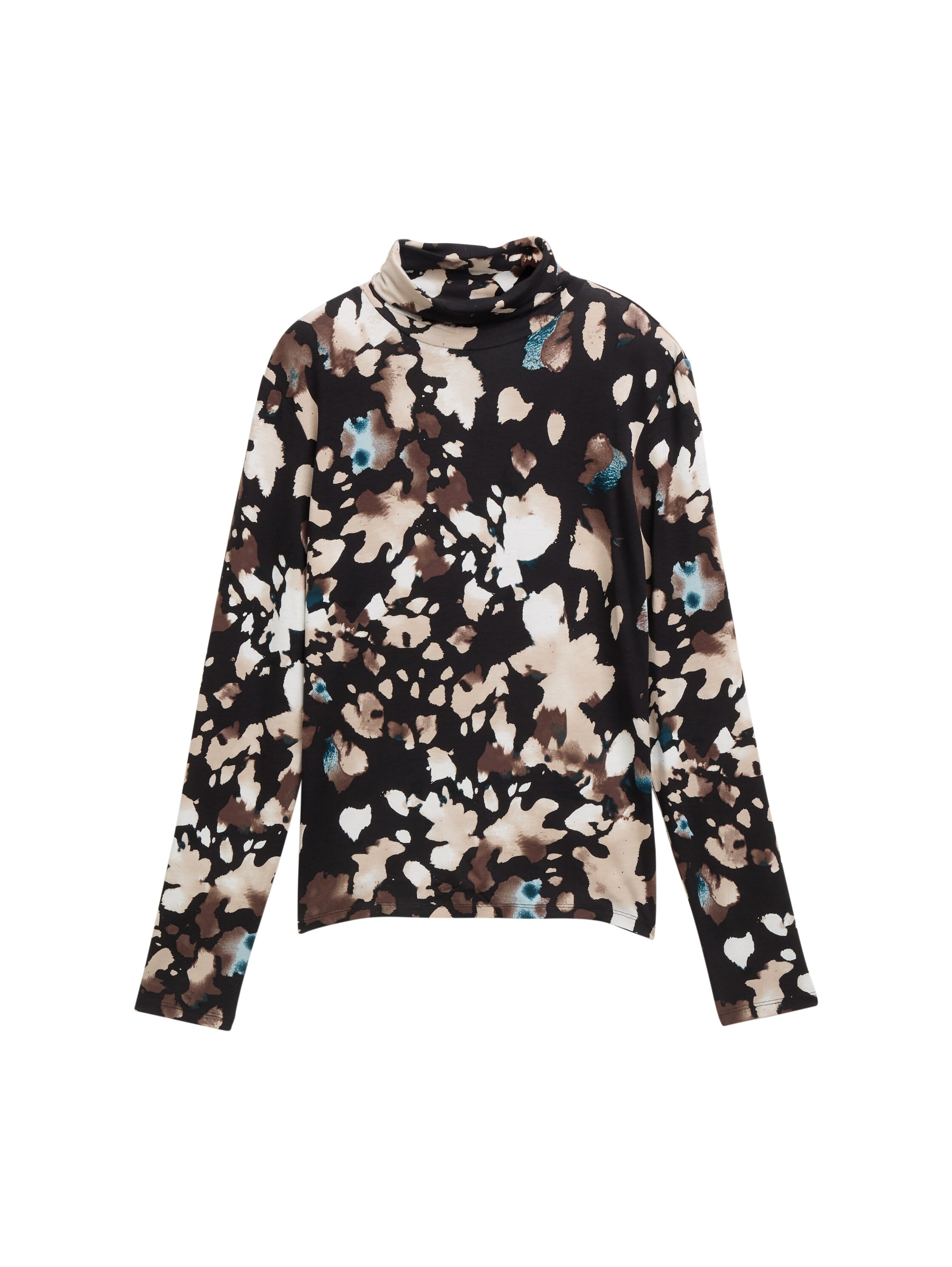 Tom Tailor Basic Turtleneck Printed T-shirt