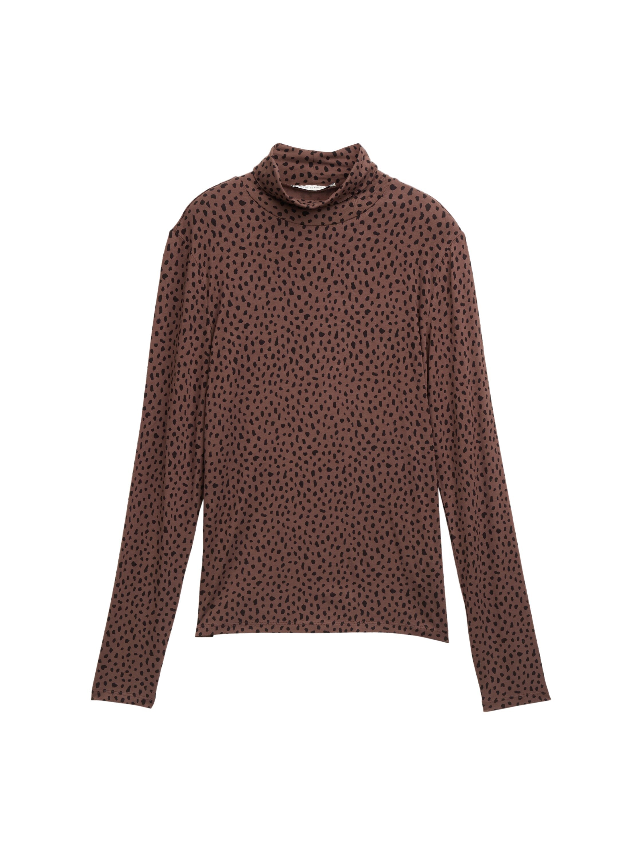 Tom Tailor Basic Turtleneck Printed T-shirt