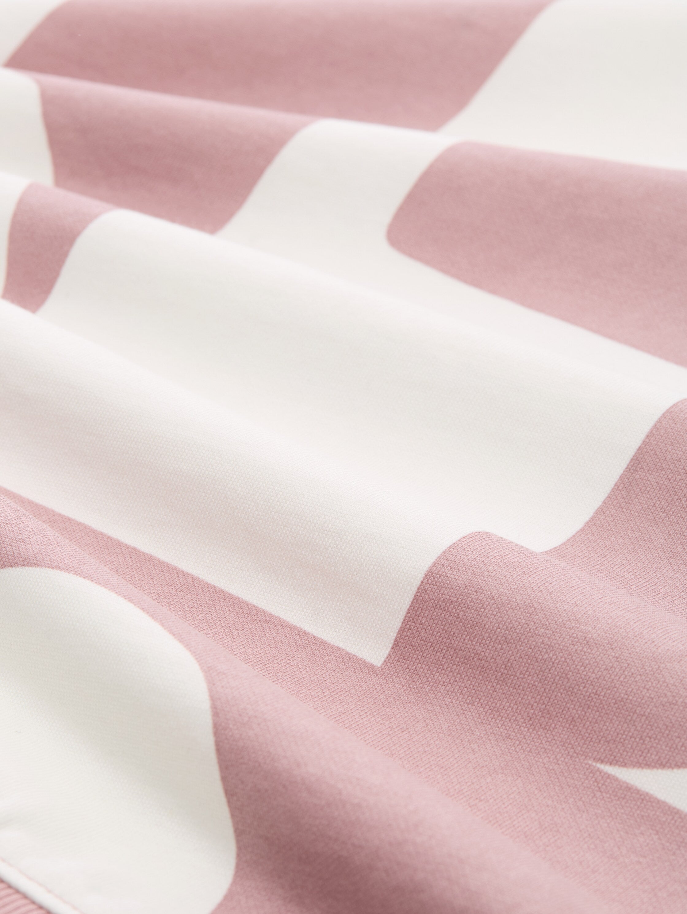 Tom Tailor Loose Fit Pink Sweater With Pattern