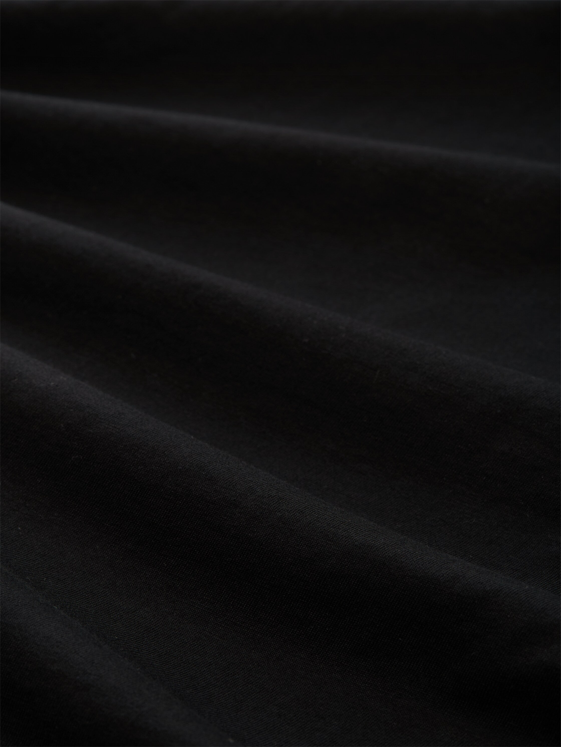 Tom Tailor Short Sleeved Black T-shirt With Front Design