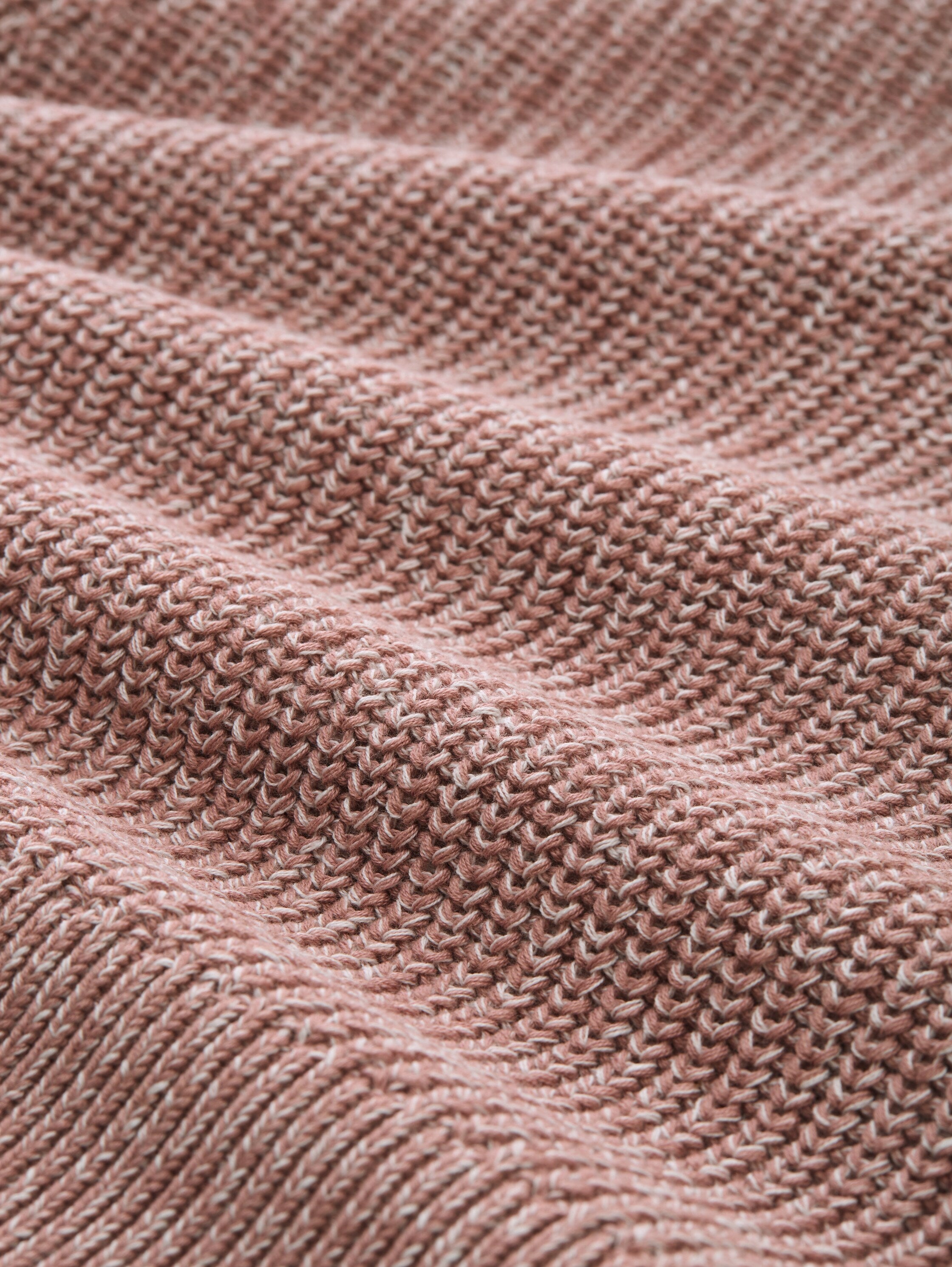 Tom Tailor Knitted Rose Pullover With Slight Ballons Sleeves
