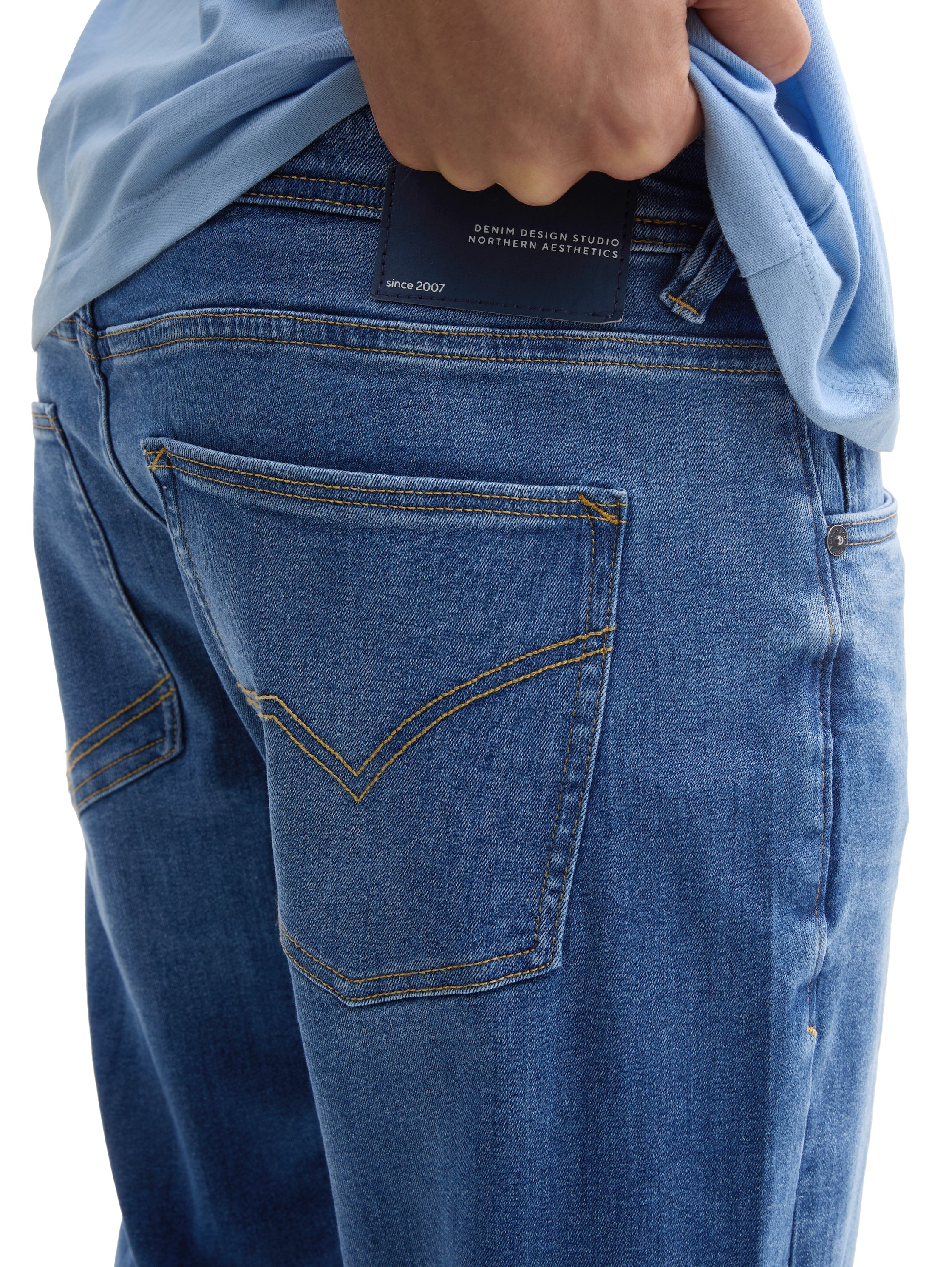 Tom Tailor Use Mid Stone Blue Denim Slim Jeans