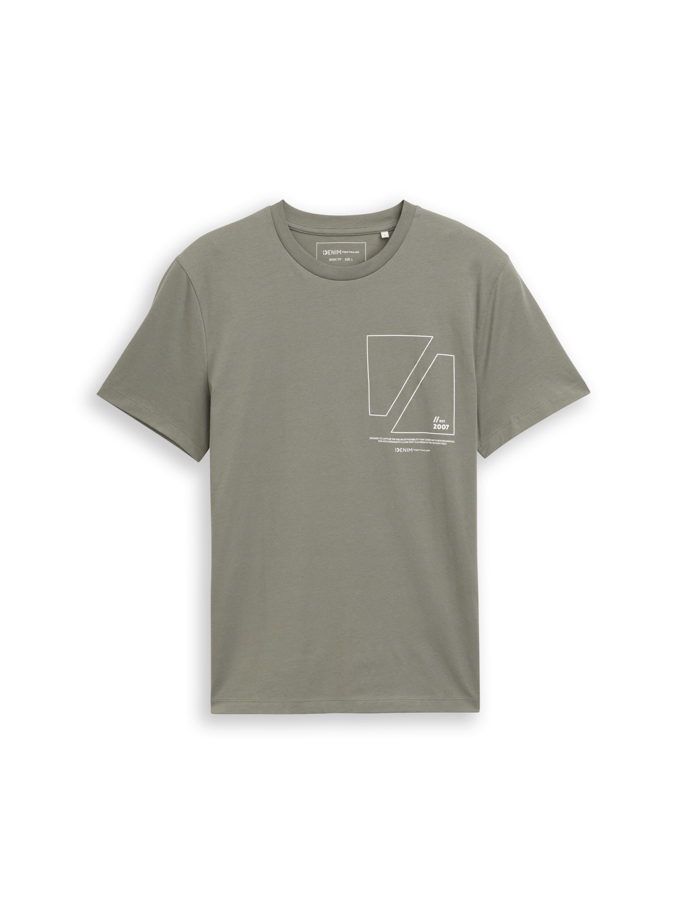 Tom Tailor Olive Short Sleeved T-Shirt