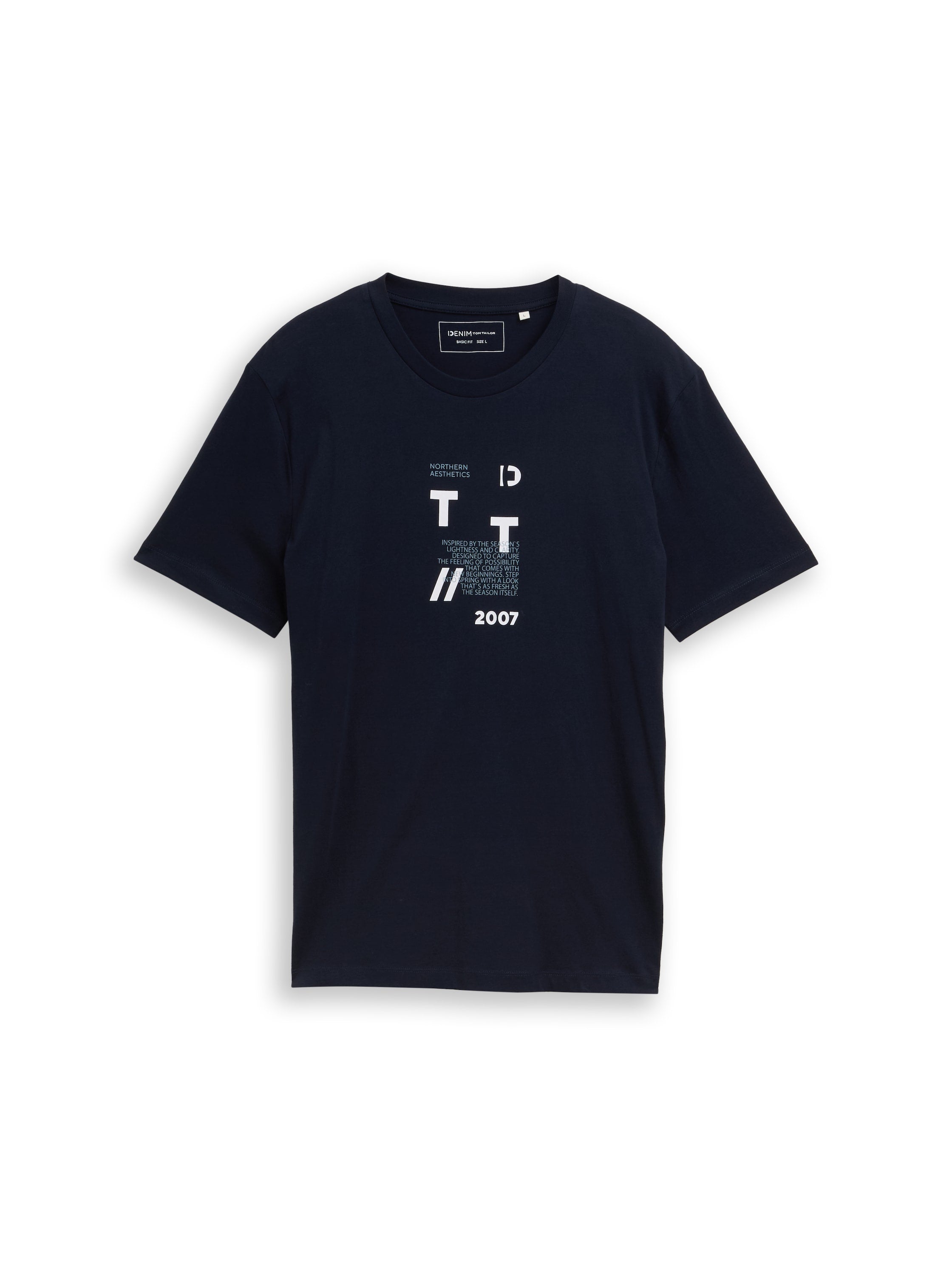 Tom Tailor Navy Short Sleeved T-Shirt