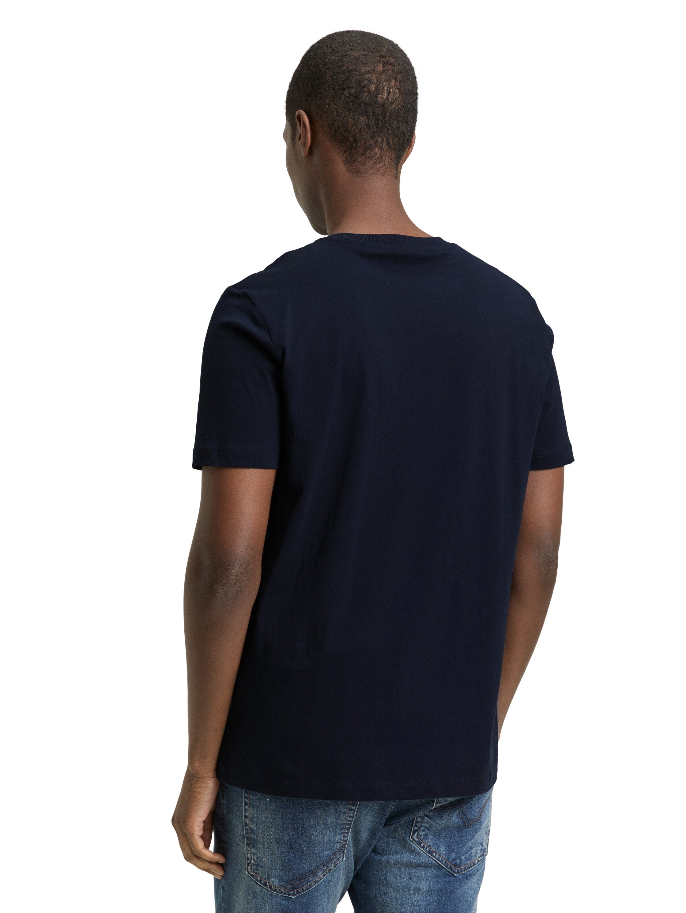 Tom Tailor Navy Short Sleeved T-Shirt