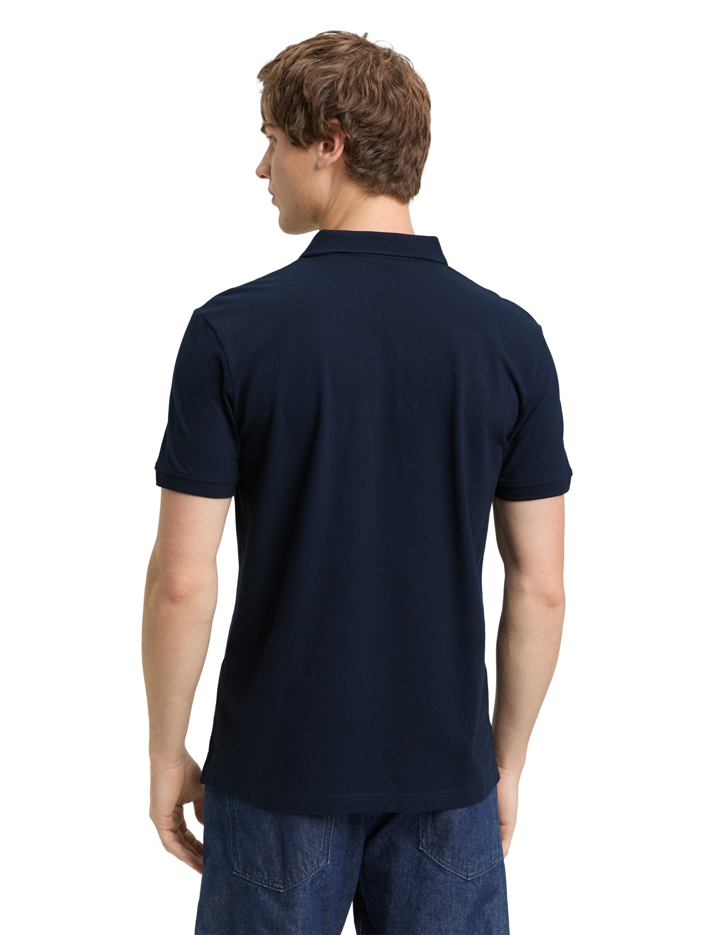 Tom Tailor Navy Cotton Polo
