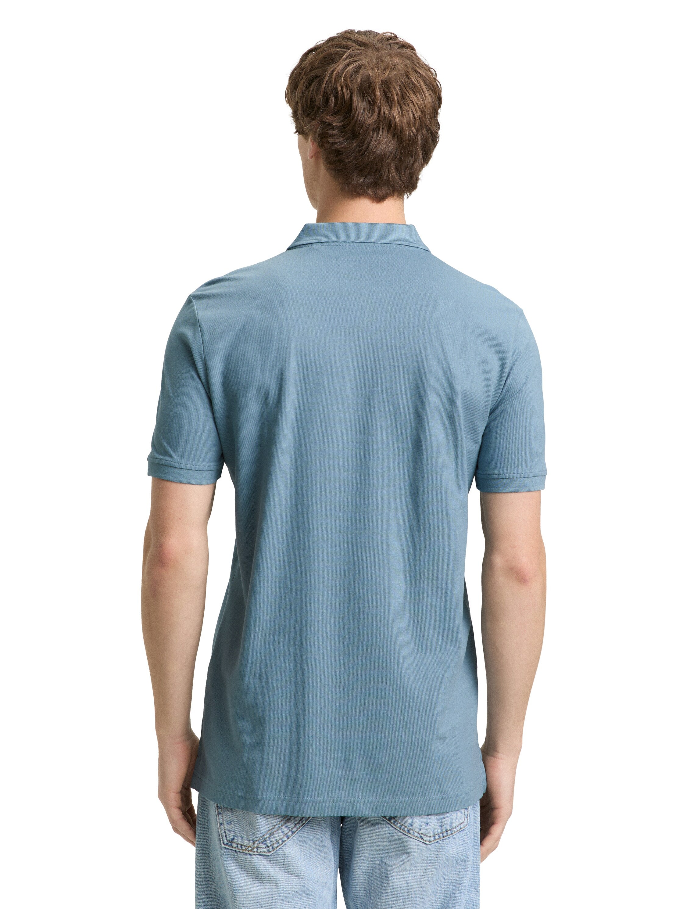 Tom Tailor Blue Cotton Polo