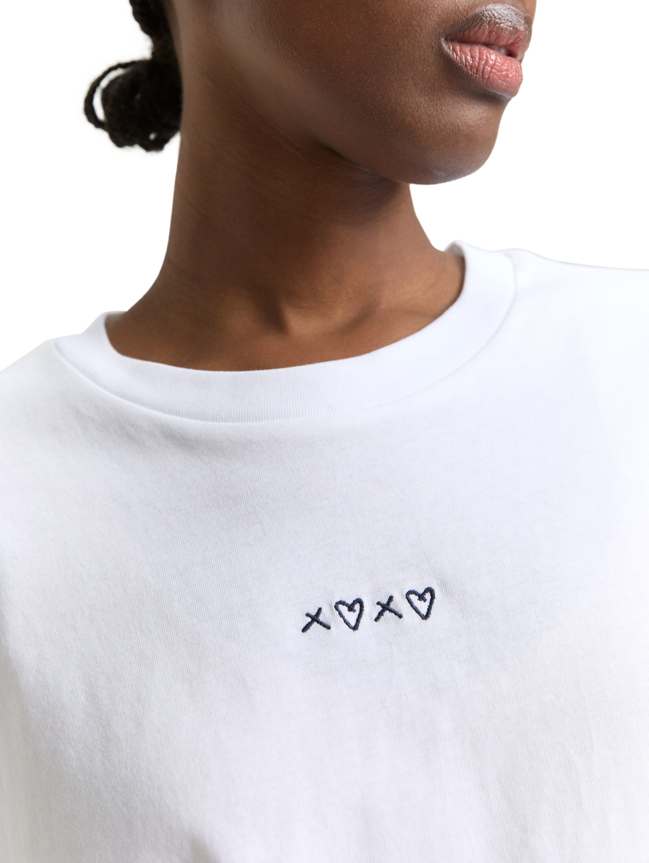 Tom Tailor White T-Shirt With Small Front Design
