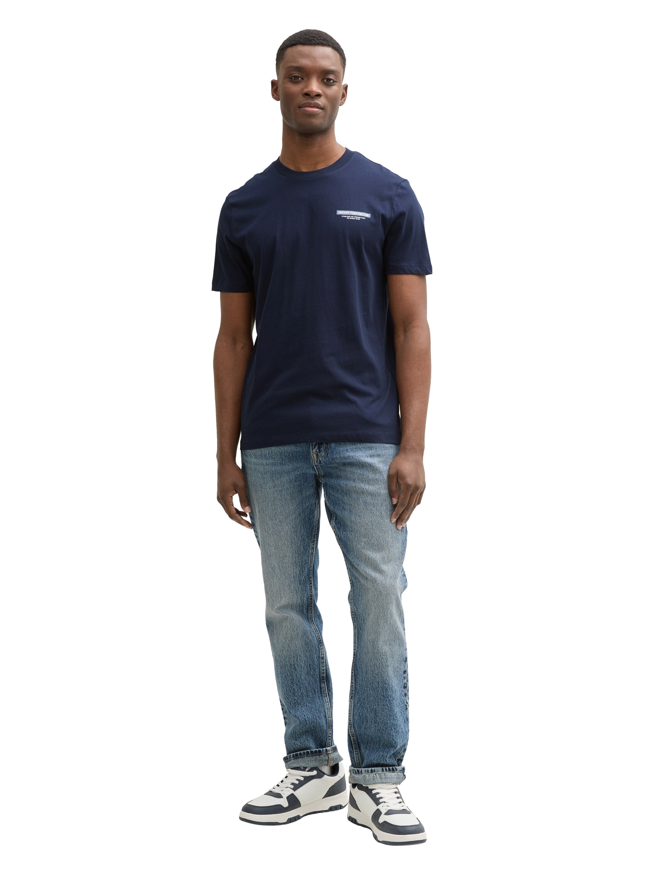 Tom Tailor Navy Short Sleeved T-Shirt