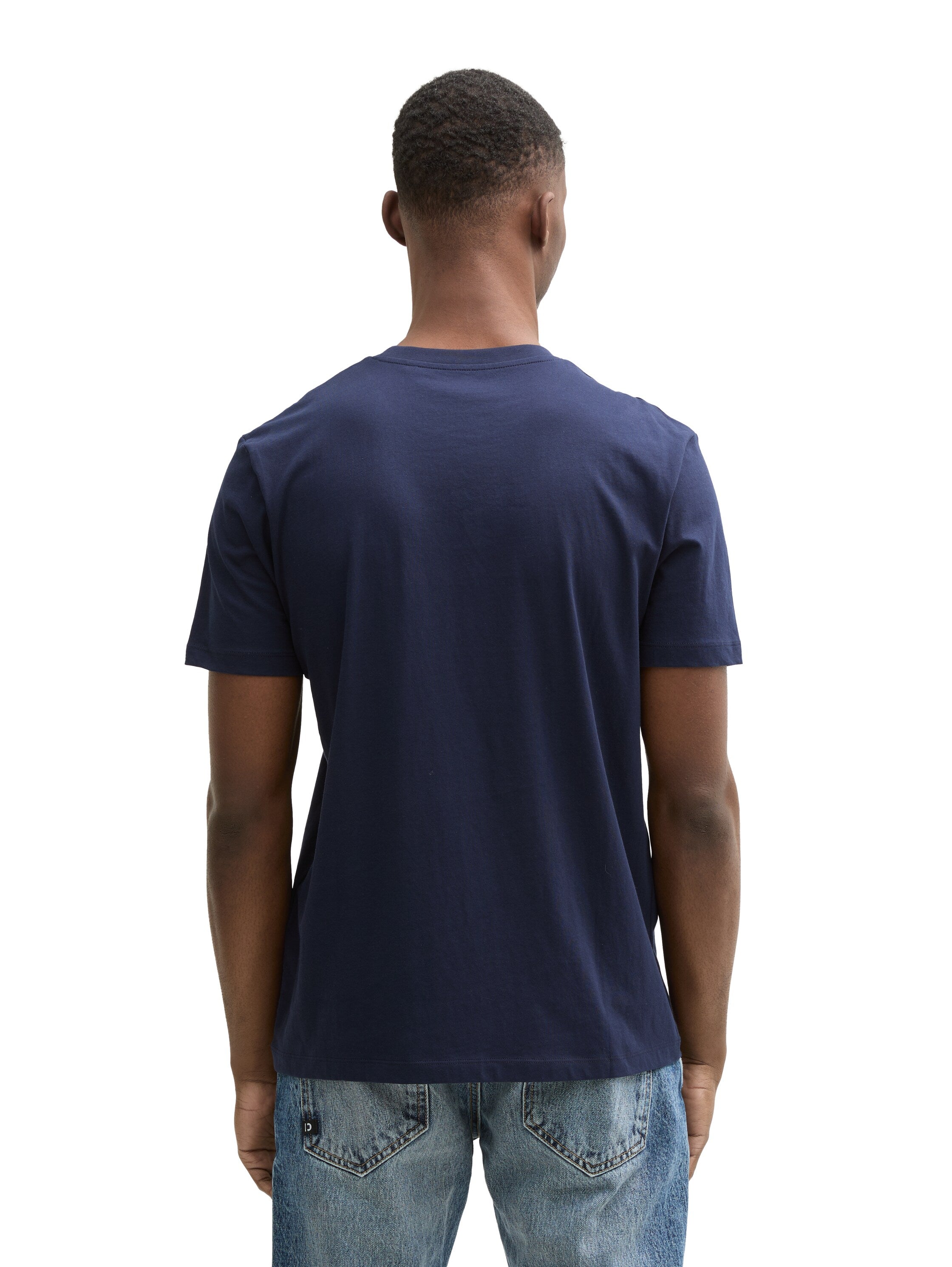 Tom Tailor Navy Short Sleeved T-Shirt
