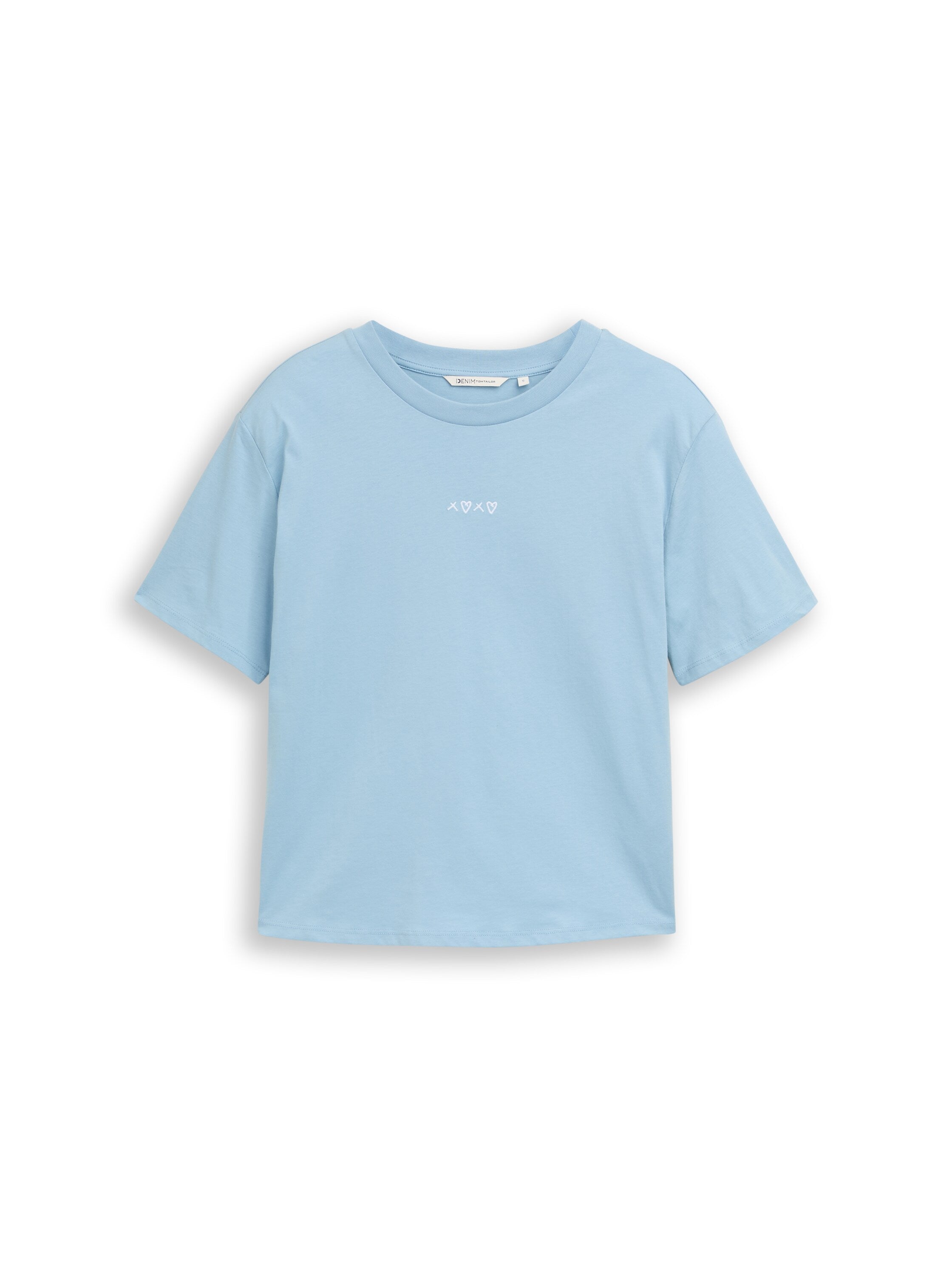 Tom Tailor Blue T-Shirt With Small Front Design