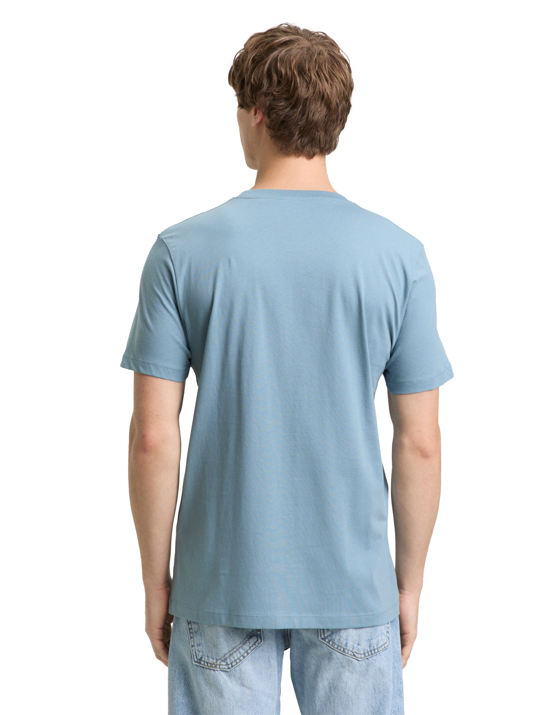 Tom Tailor Blue T-Shirt With Front Design