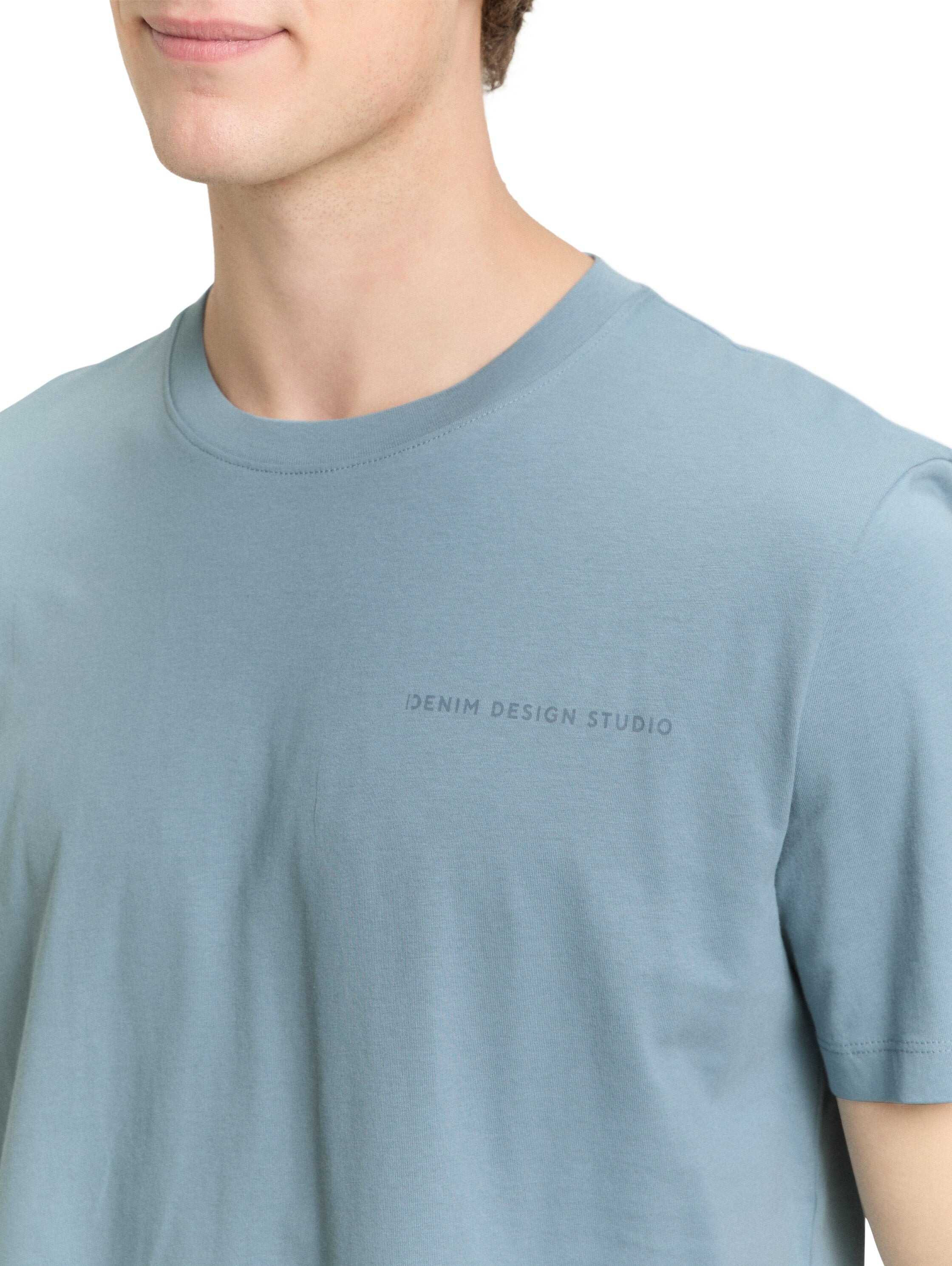 Tom Tailor Short Sleeved Blue T-Shirt