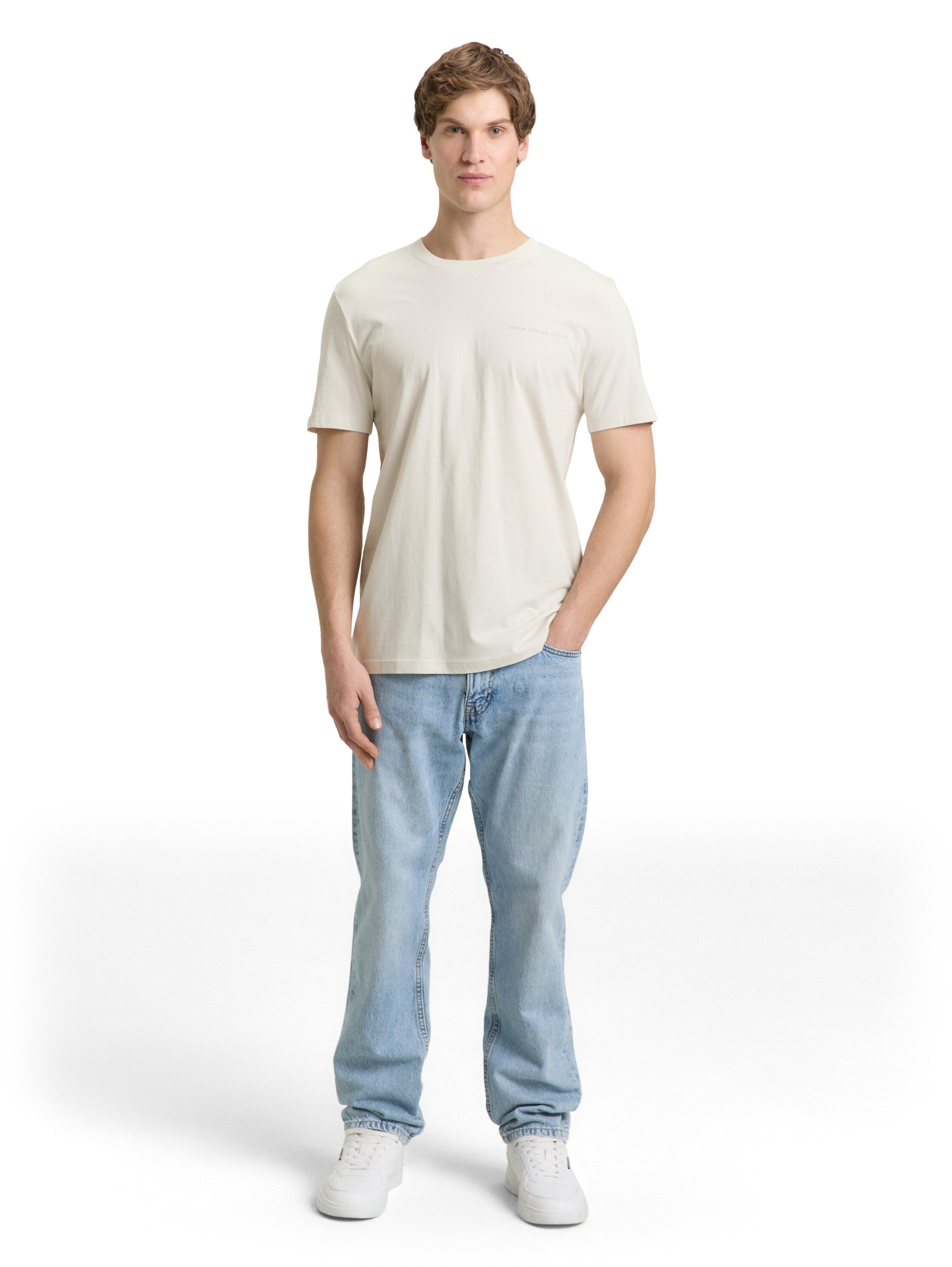 Tom Tailor Short Sleeved White T-Shirt
