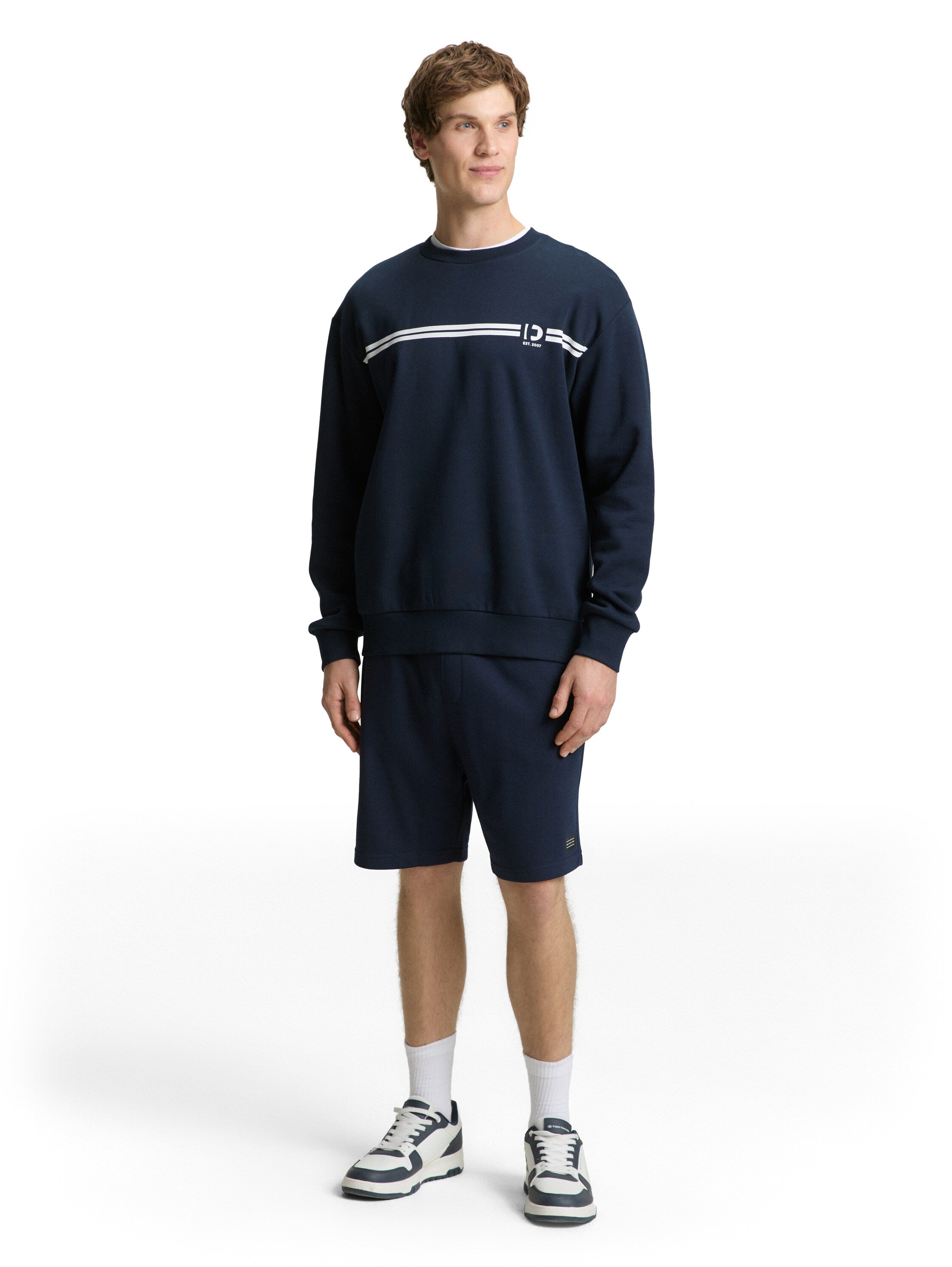 Tom Tailor Navy Relaxed Sweat Shorts