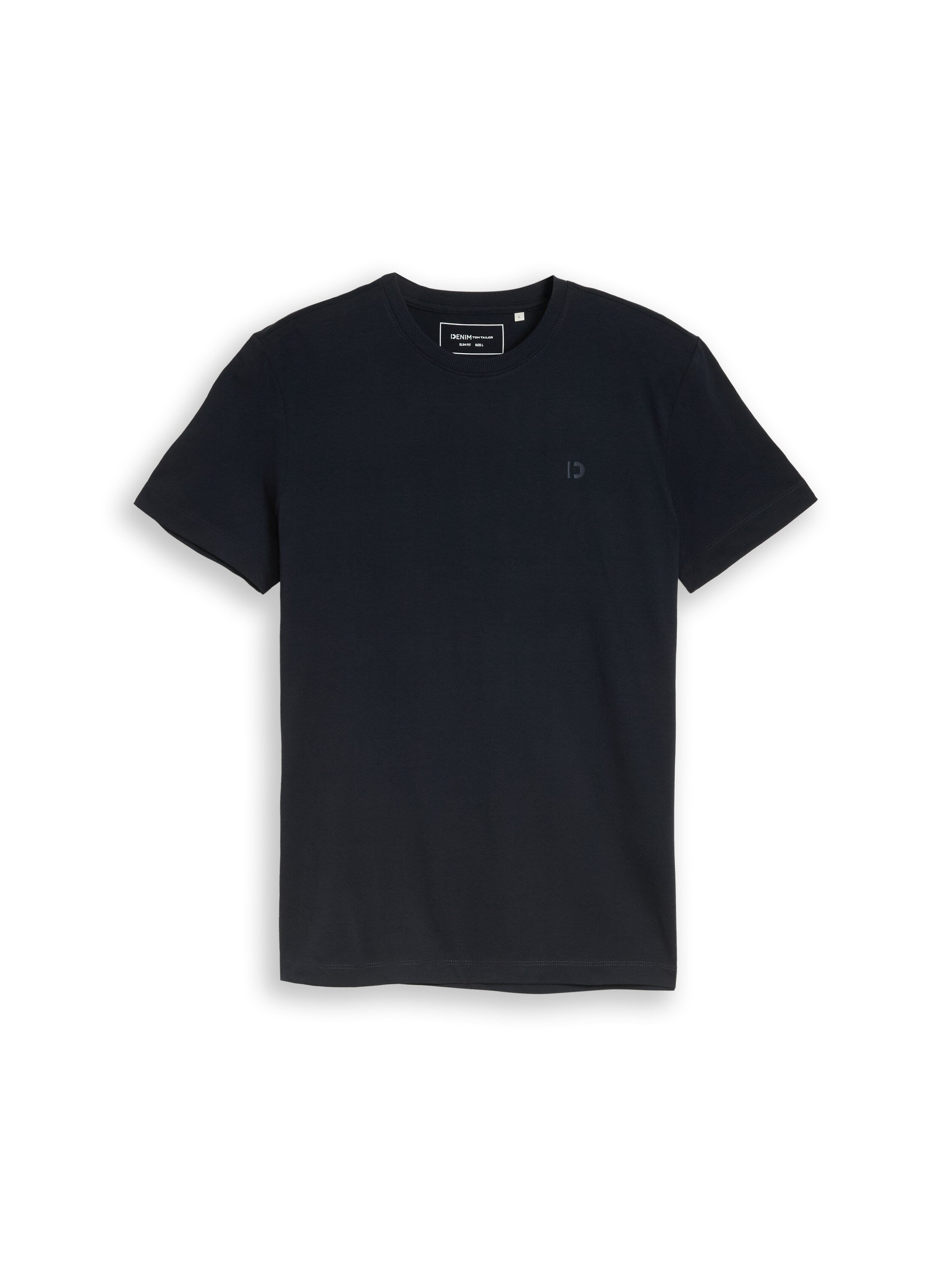 Tom Tailor Navy Slim Fit Cotton T-Shirt