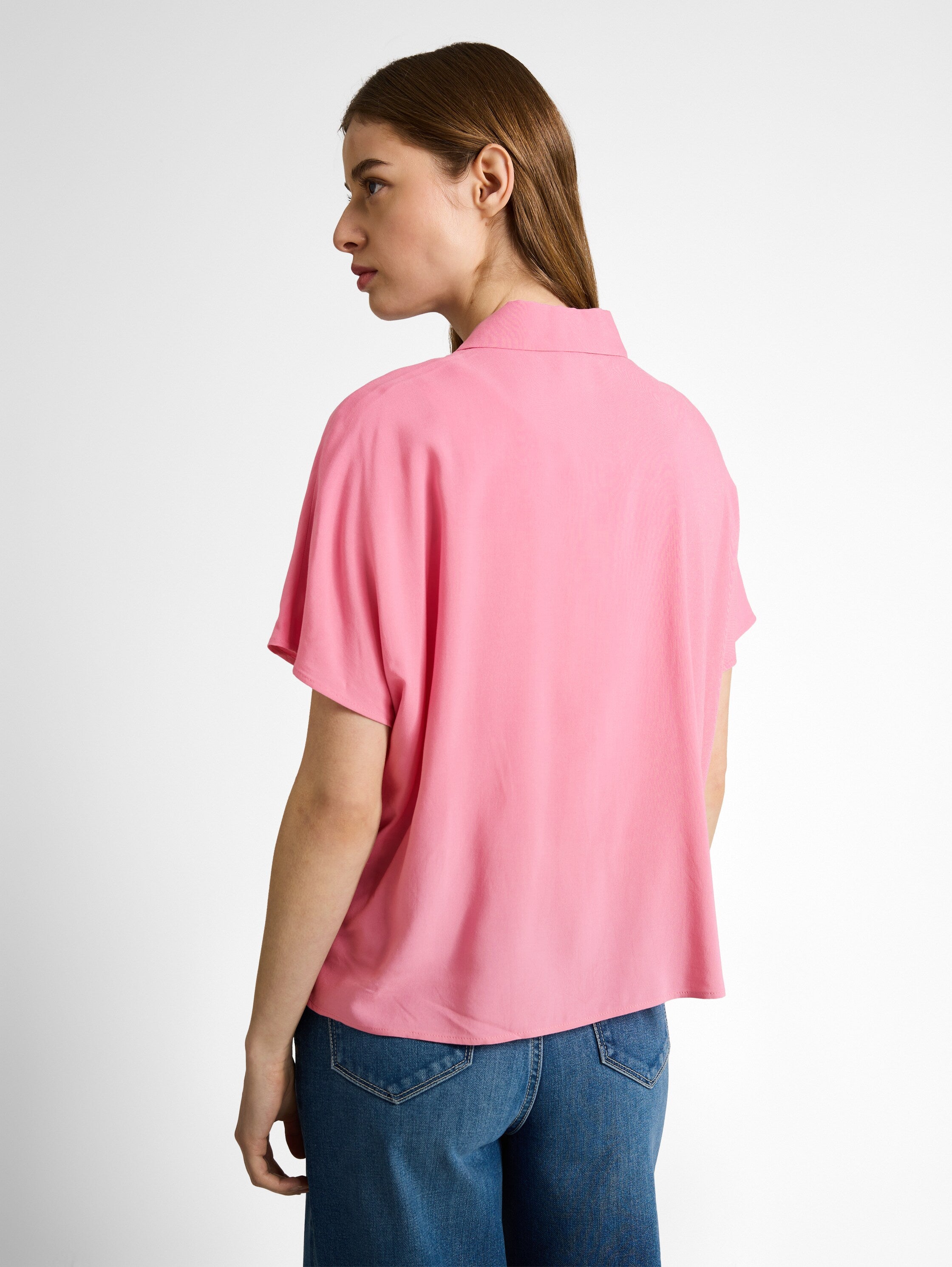 Tom Tailor Pink Short Sleeved Shirt