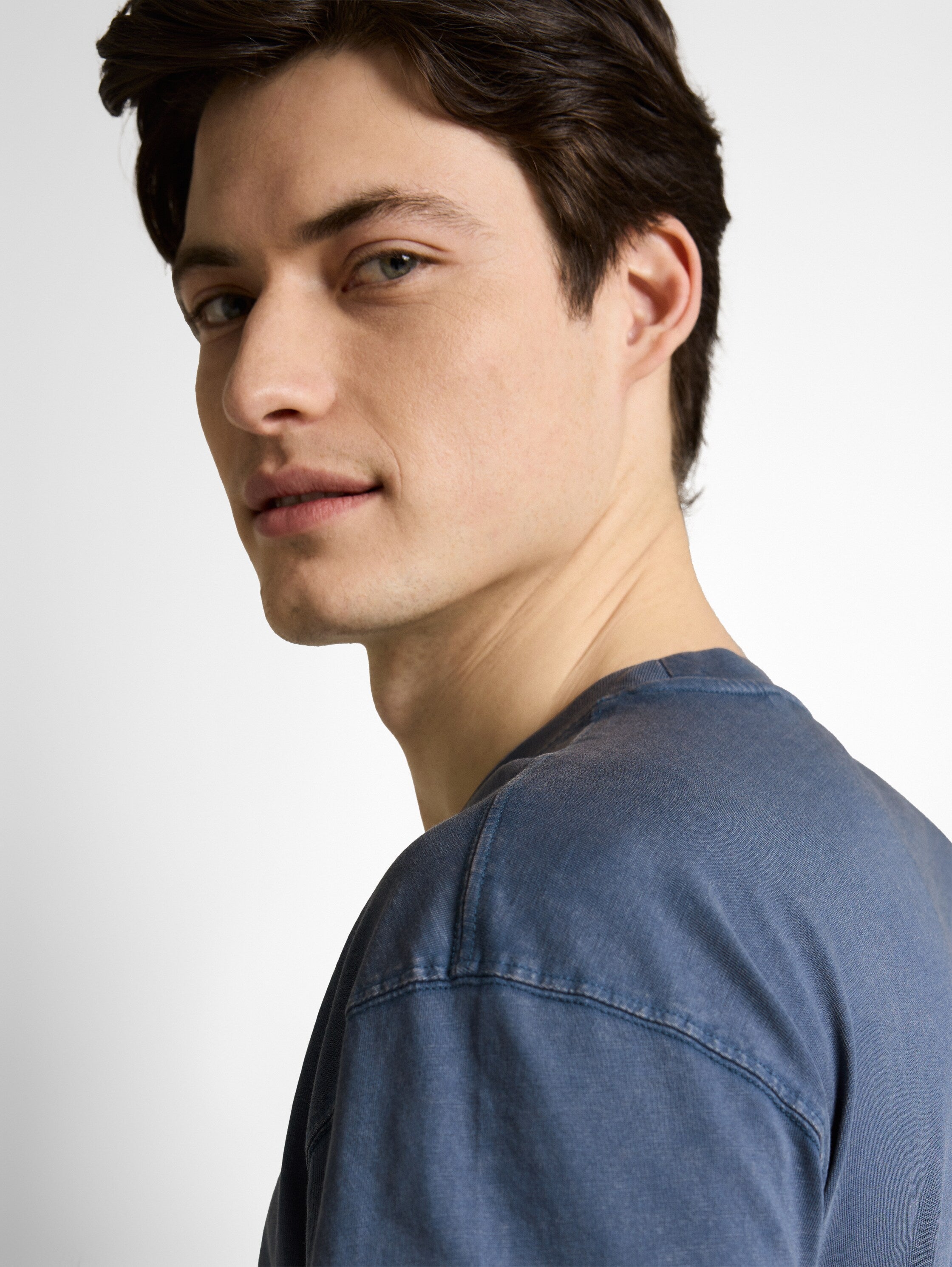 Tom Tailor Blue Short Sleeved Plain T-Shirt