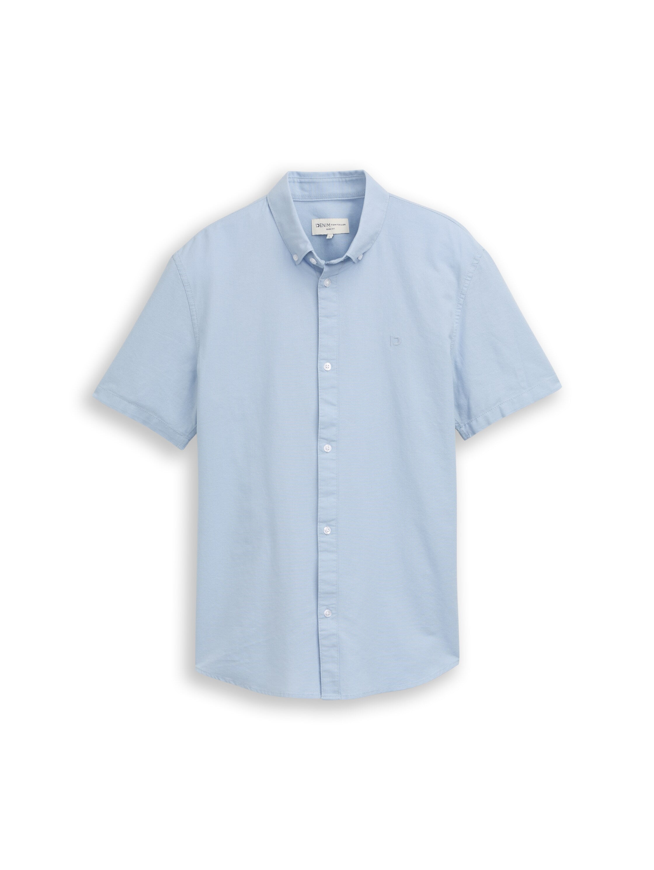 Tom Tailor Blue Relaxed Fit Short Sleeve Shirt