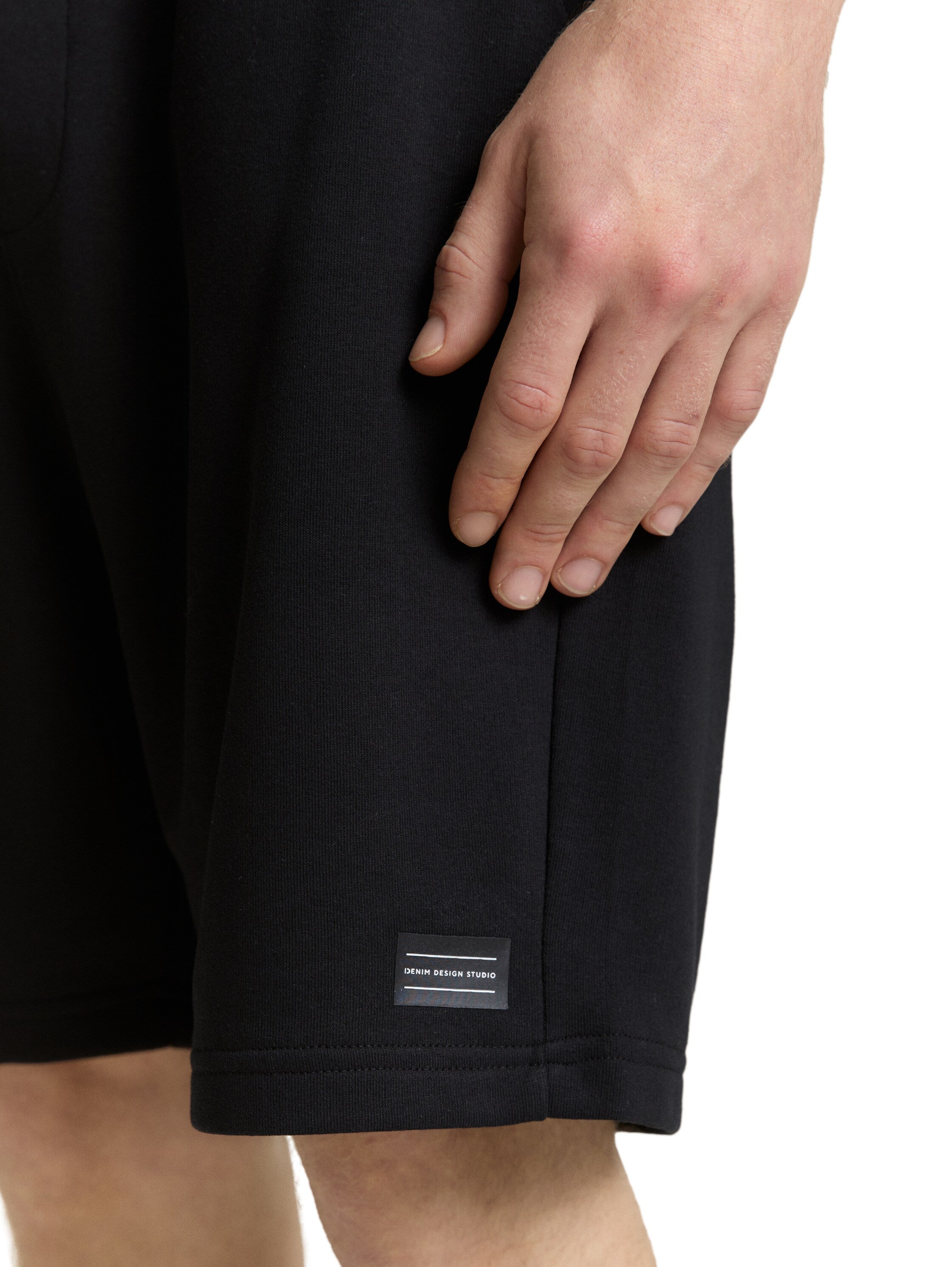Tom Tailor Black Relaxed Sweat Shorts