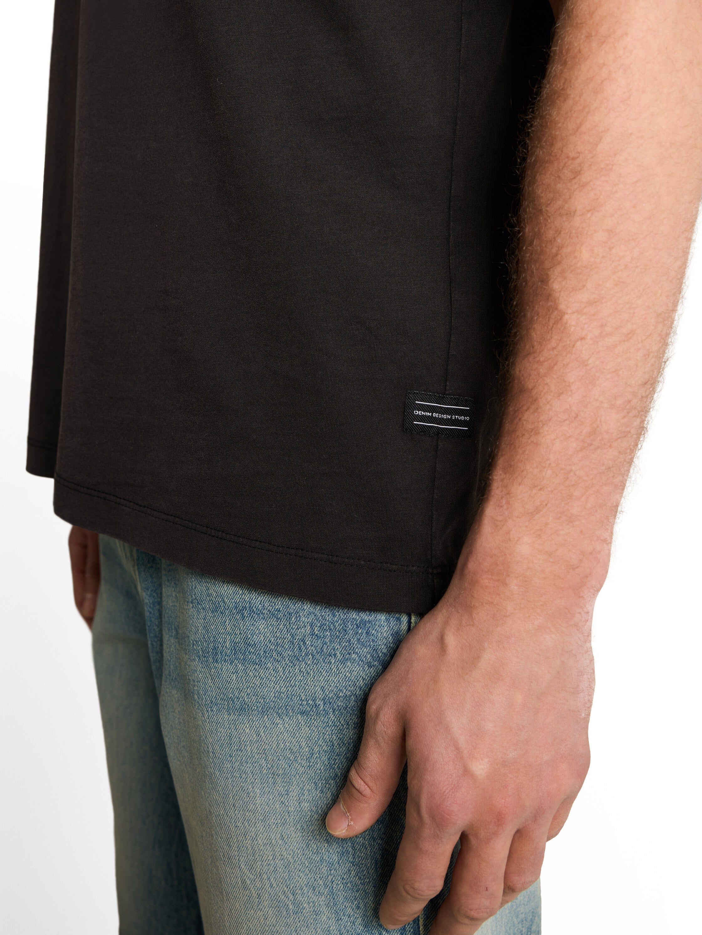 Tom Tailor Black Short Sleeved Plain T-Shirt