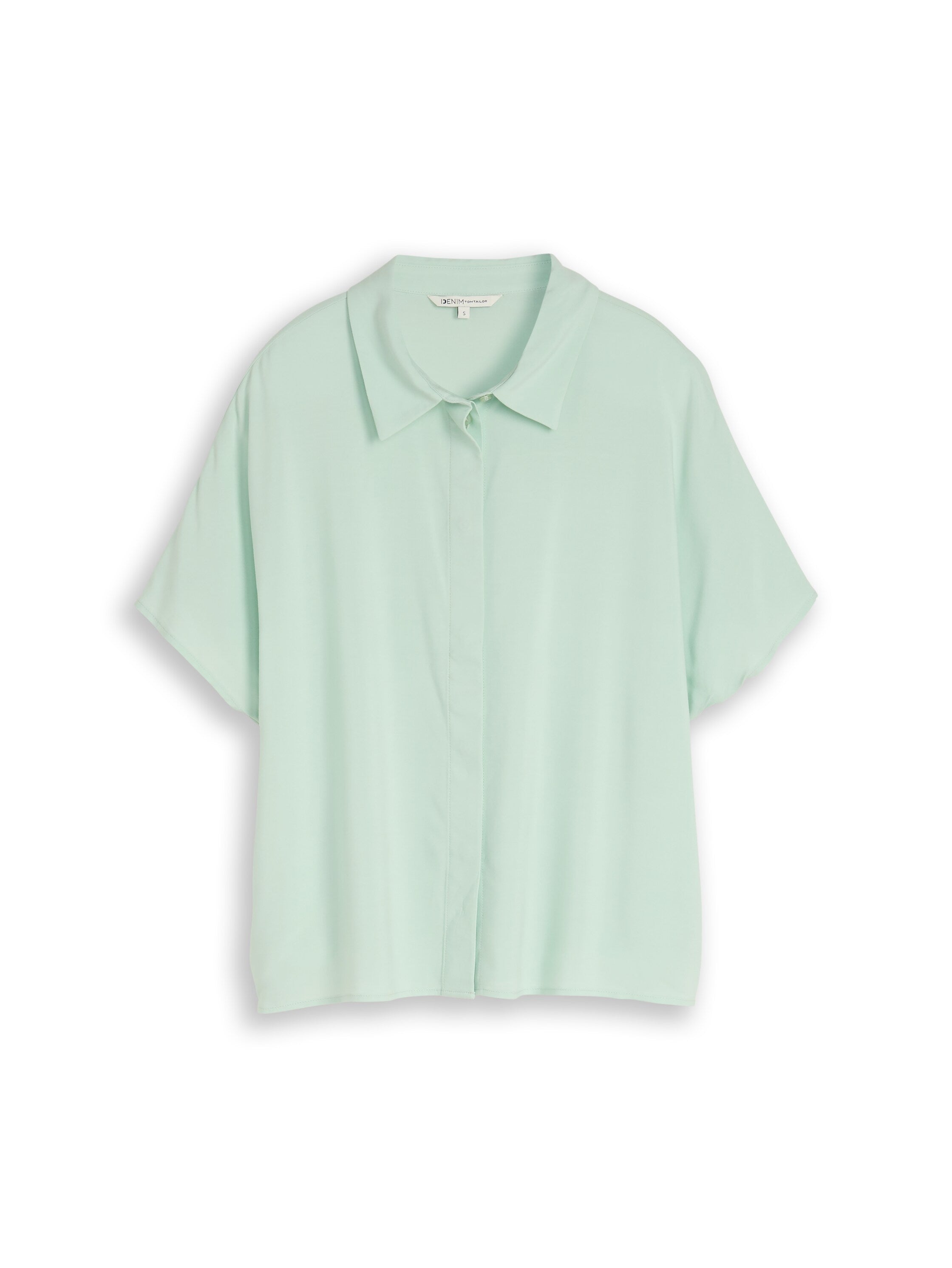 Tom Tailor Light Matcha Green Short Sleeved Shirt