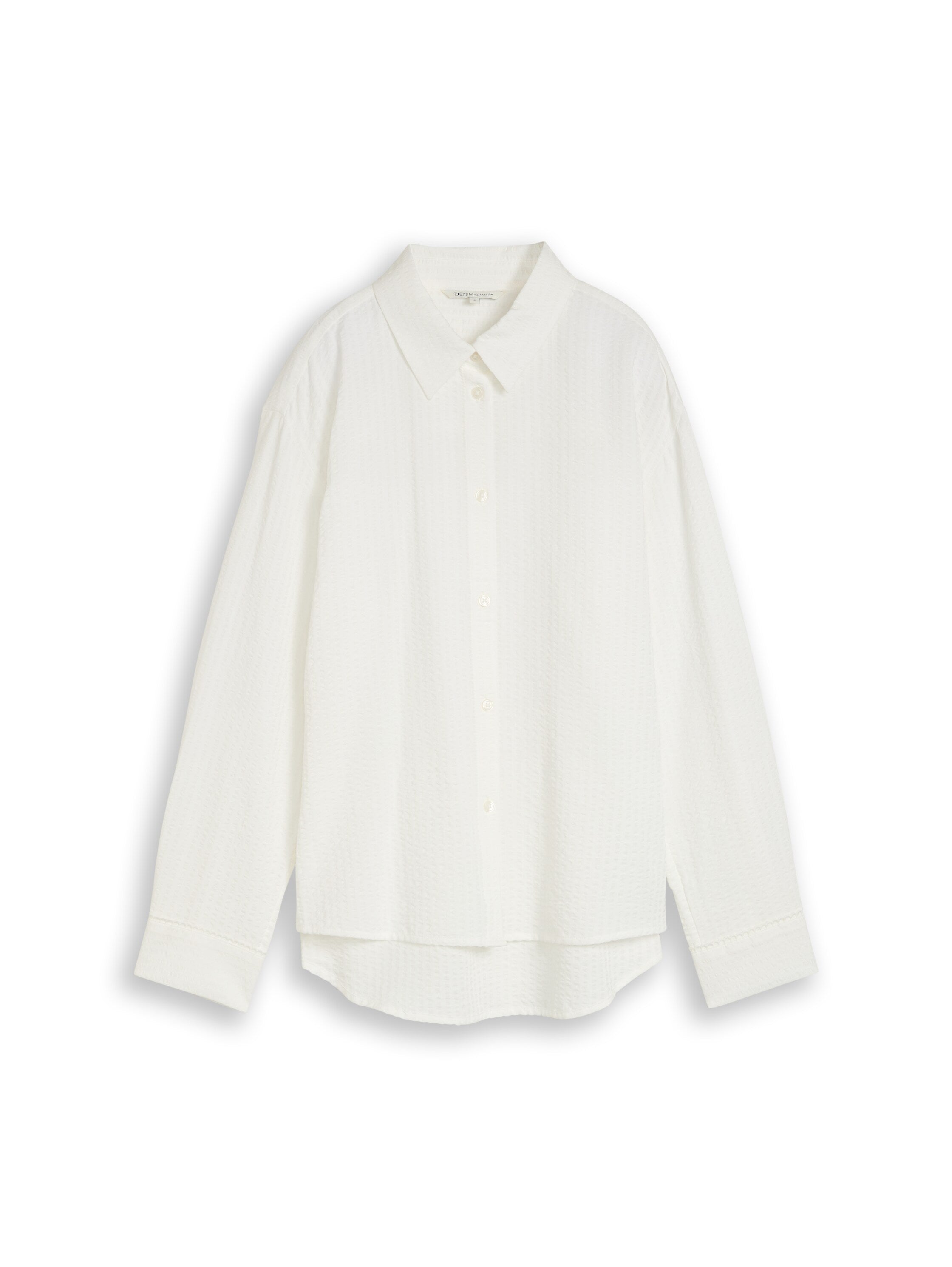Tom Tailor Off White Loose Fit Shirt Blouse