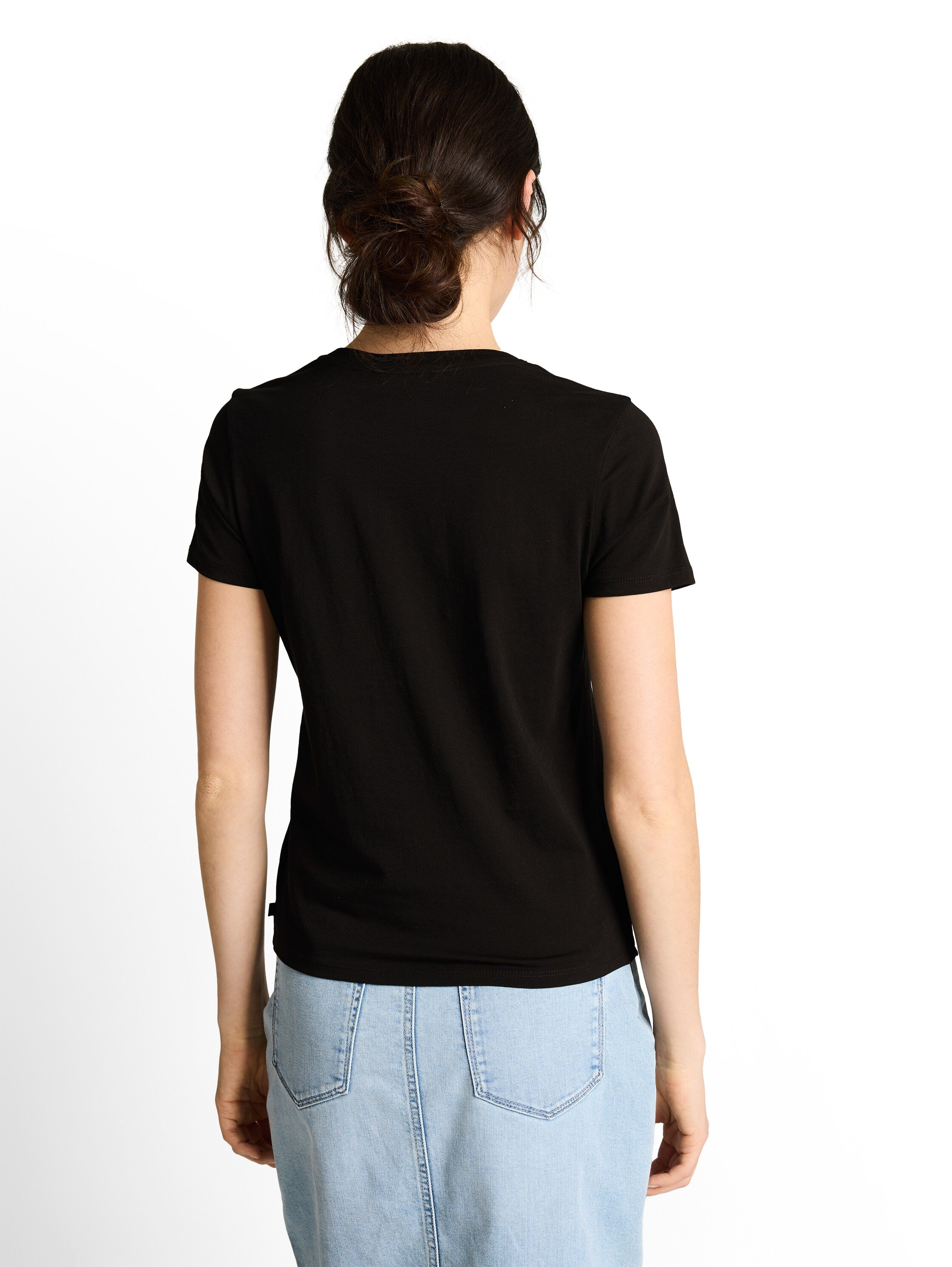 Tom Tailor Black T-shirt With Print