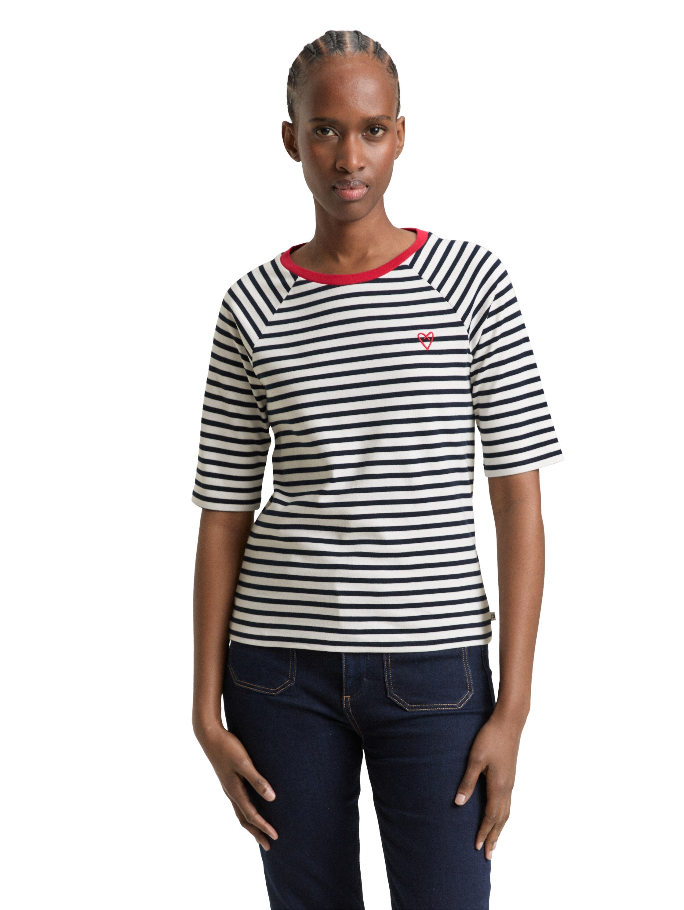 Tom Tailor T-Shirt With Stripe Pattern