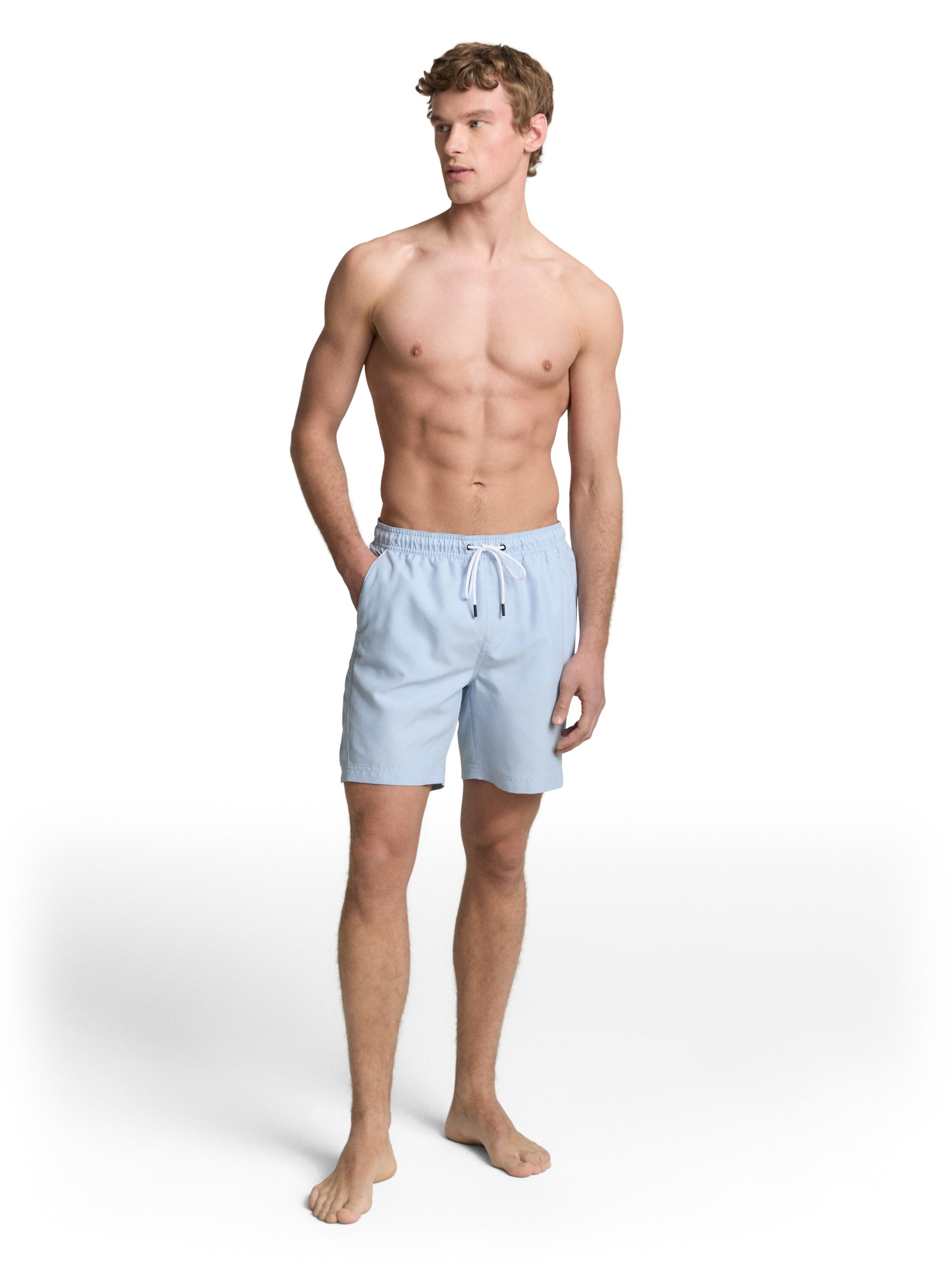 Tom Tailor Blue Plain Swim Short