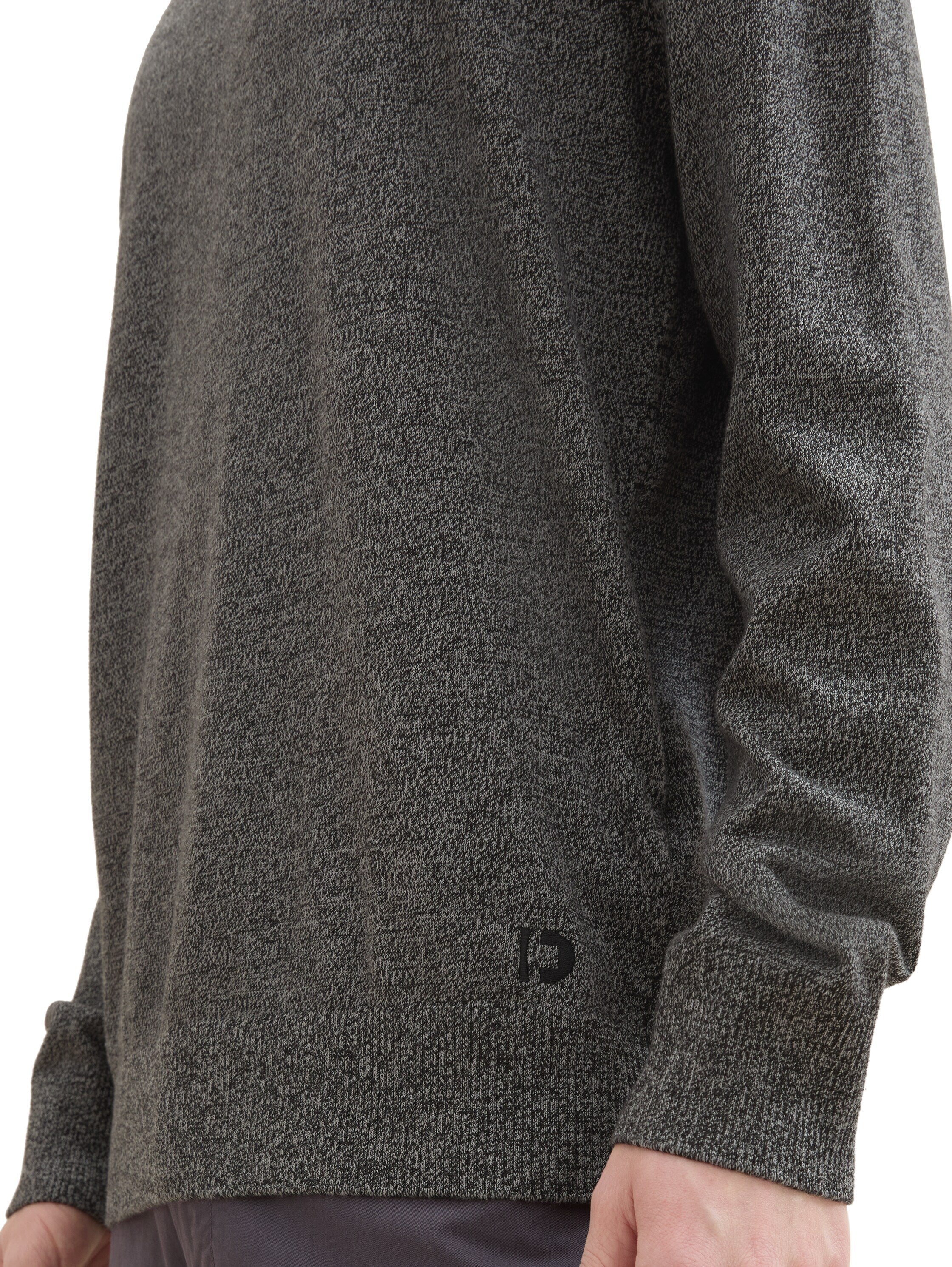 Tom Tailor Basic Knitted Grey Cotton Pullover