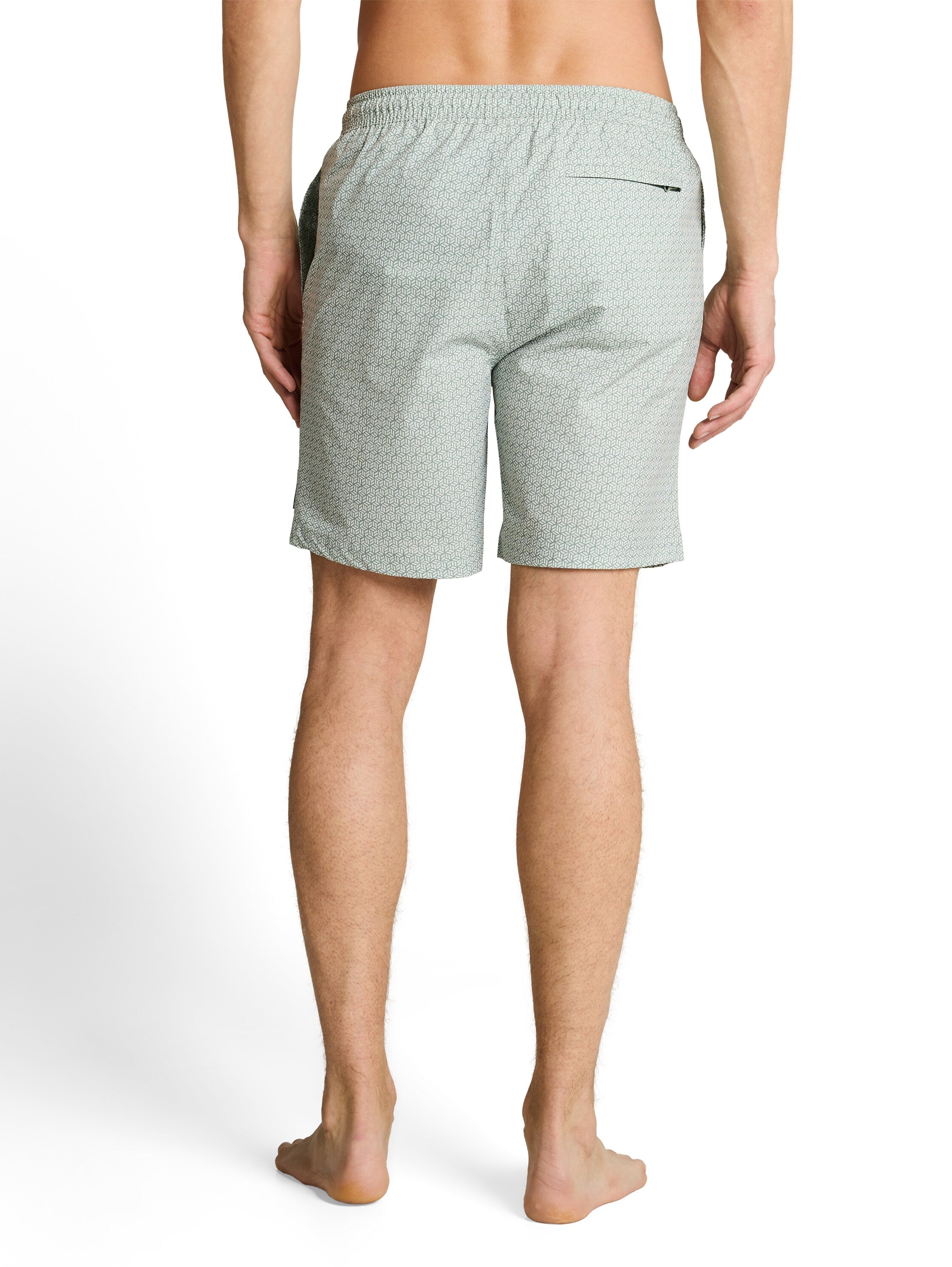 Tom Tailor Green Mint Patterned Swim Shorts