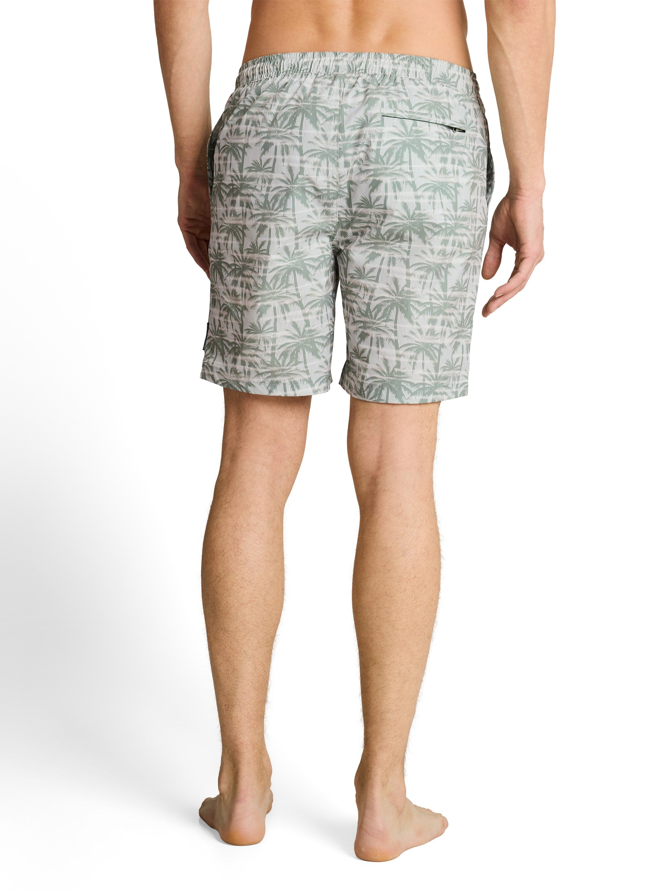 Tom Tailor Palm Patterned Swim Shorts
