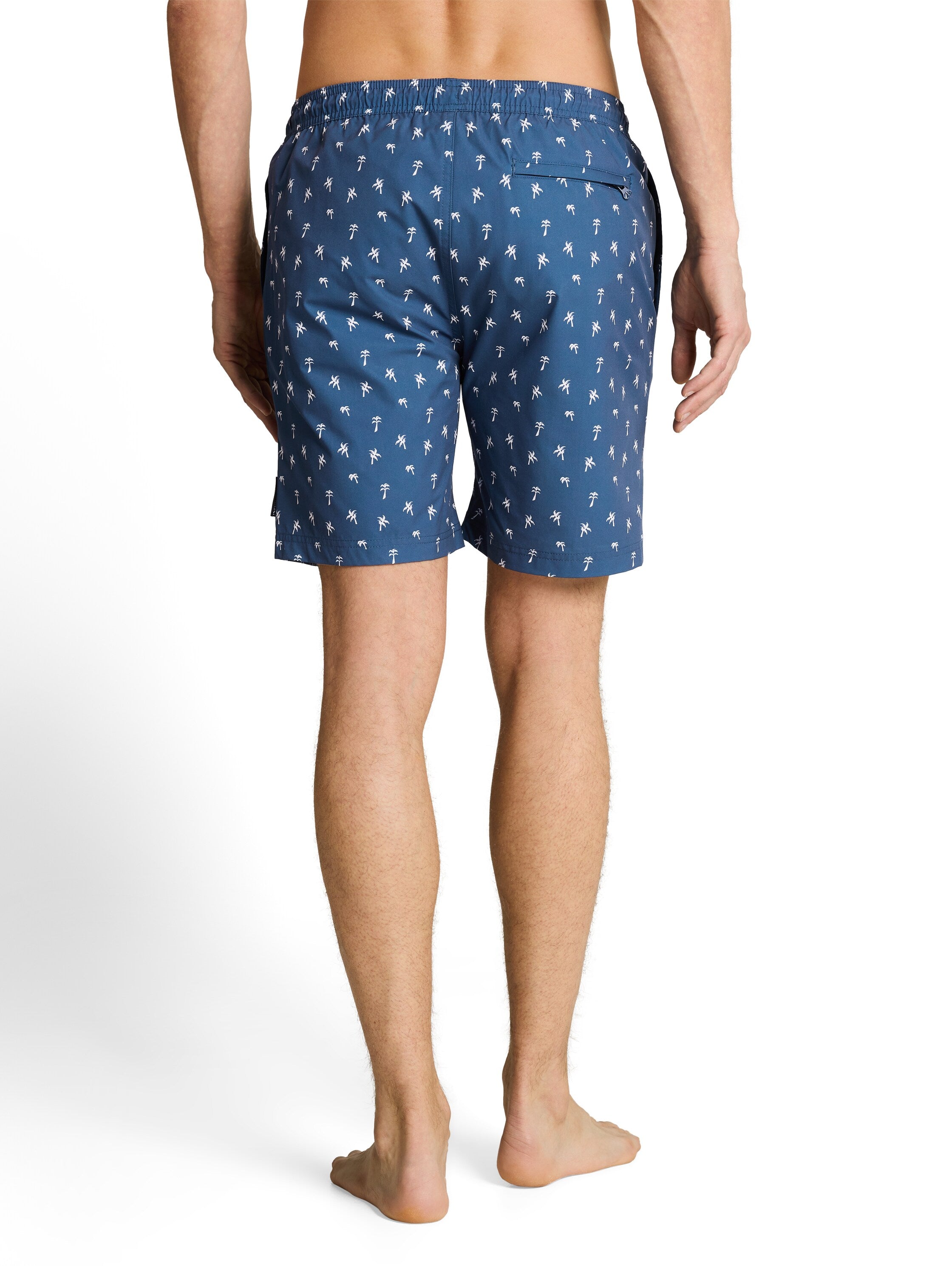 Tom Tailor Blue White Patterned Swim Shorts