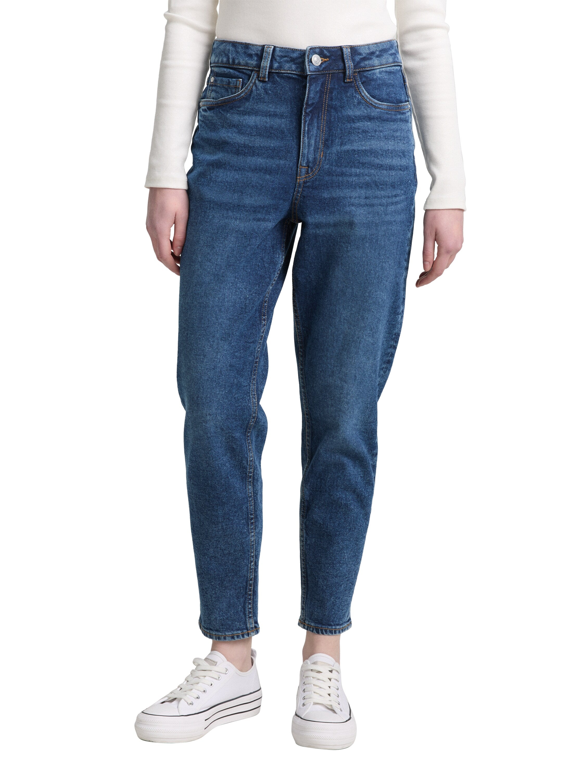Tom Tailor Distressed Denim Blue Jeans