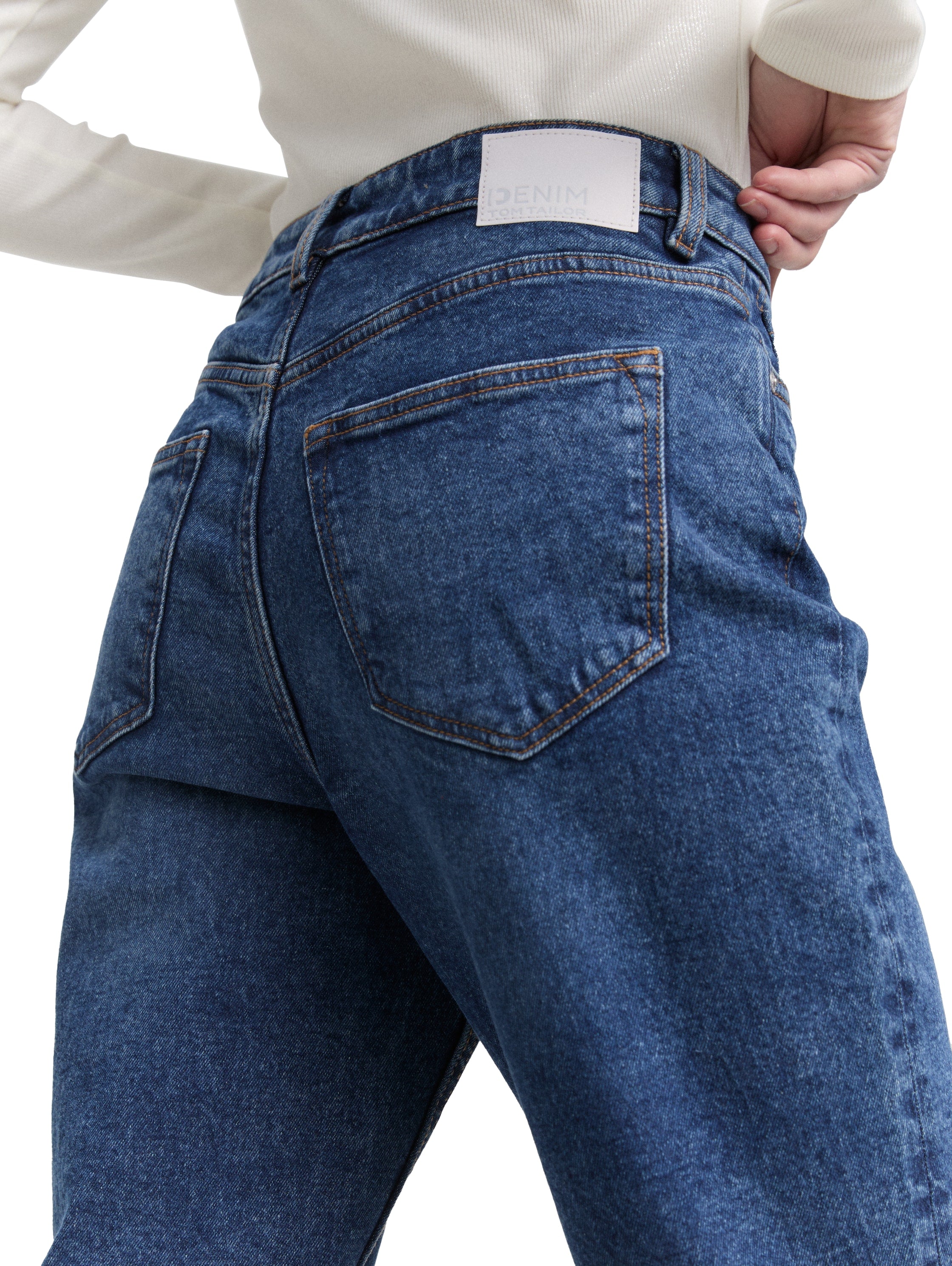 Tom Tailor Distressed Denim Blue Jeans