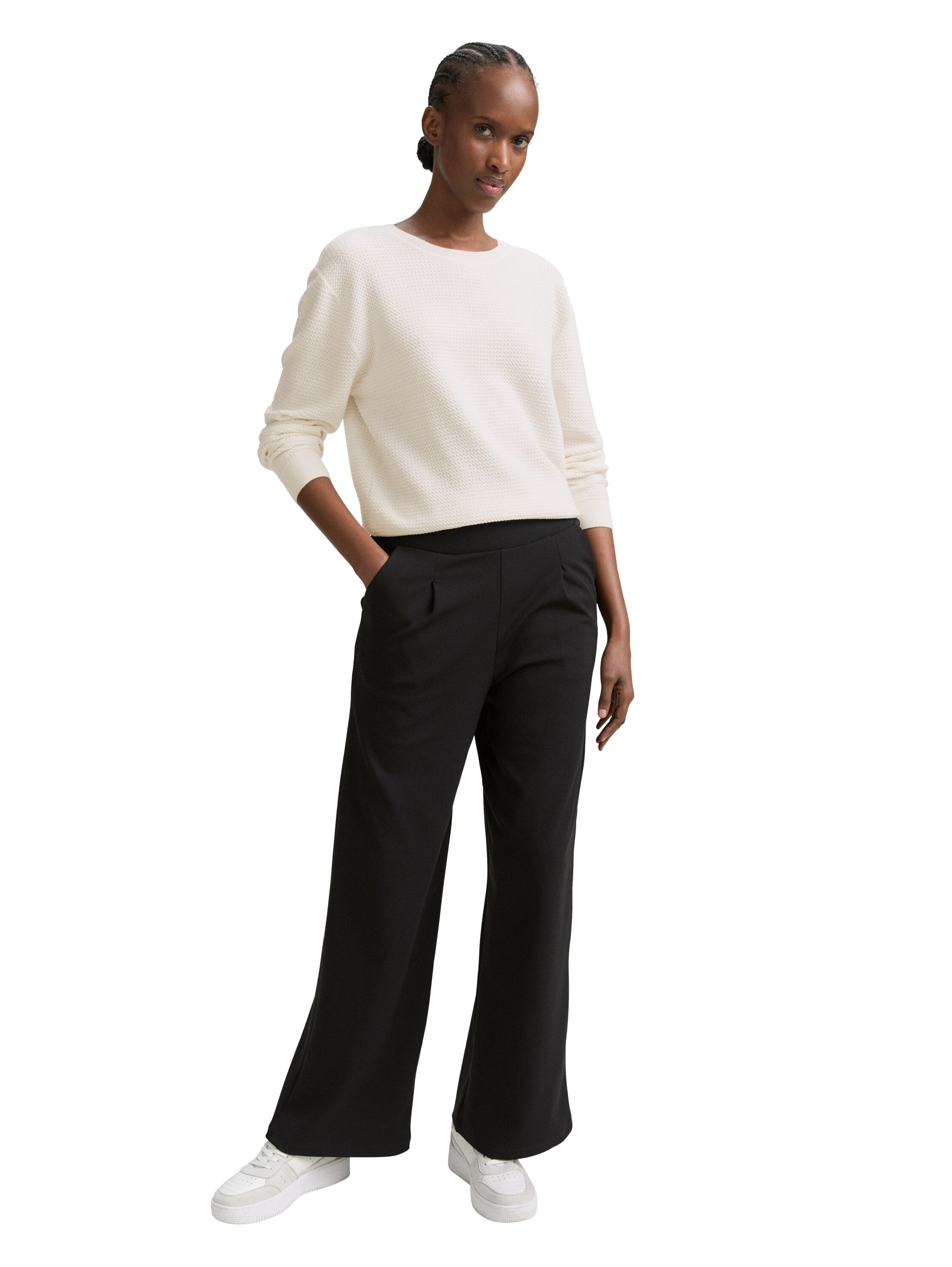 Tom Tailor Offwhite Simple Sweater