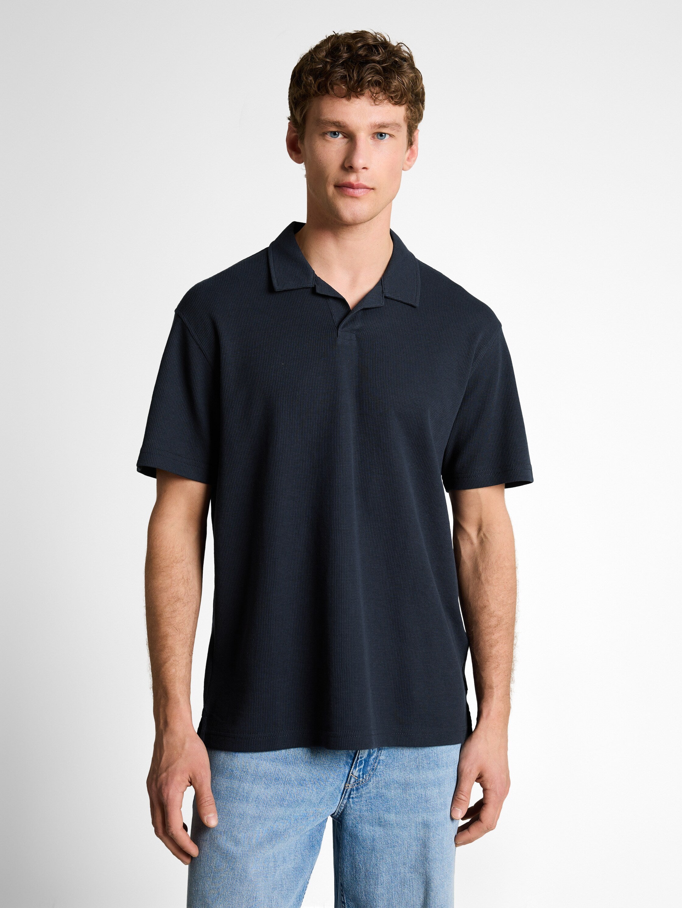 Tom Tailor Dark Navy Short Sleeved Polo