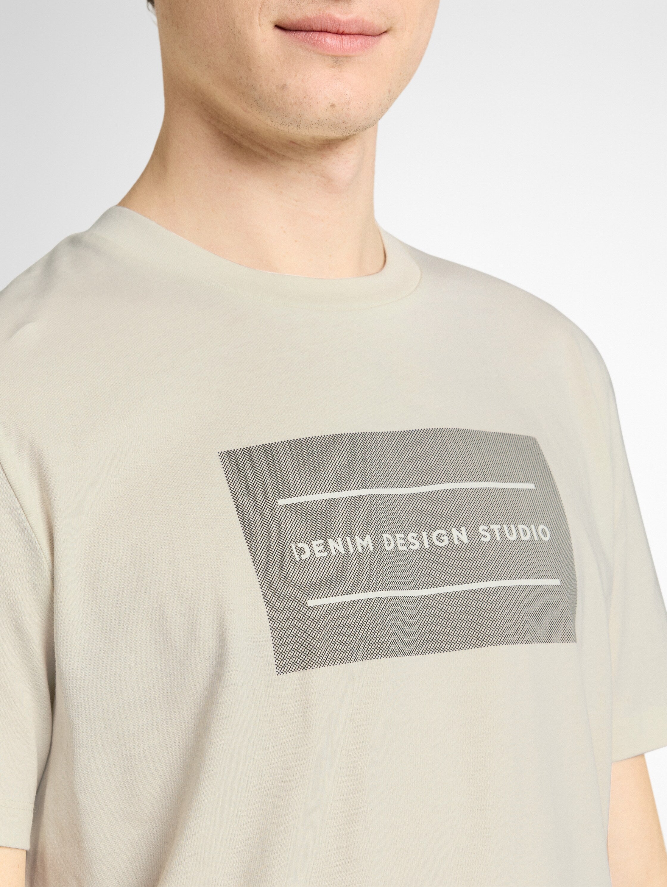 Tom Tailor Light Beige Short Sleeved T-Shirt