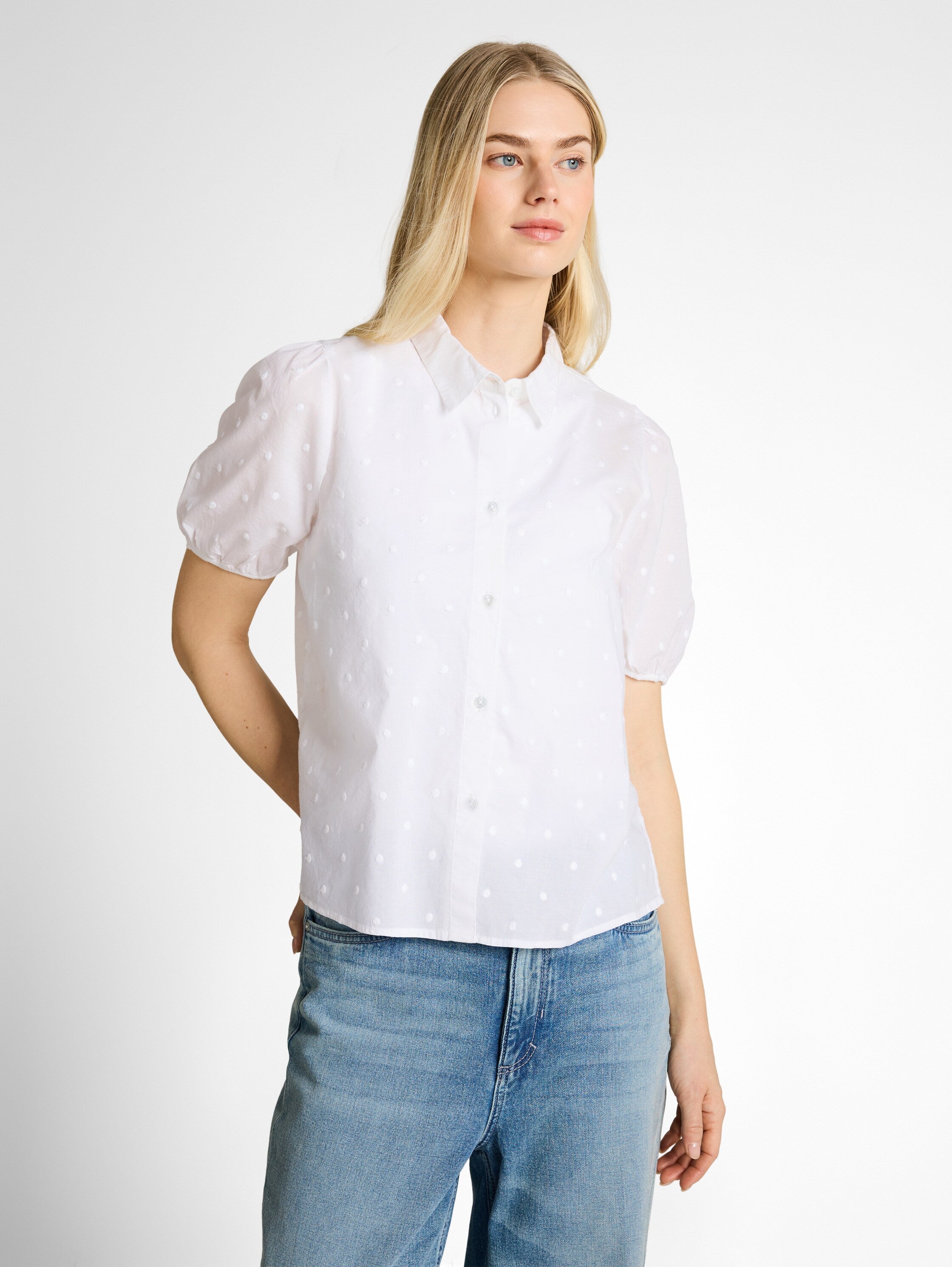 Tom Tailor White Blouse With Embroidery