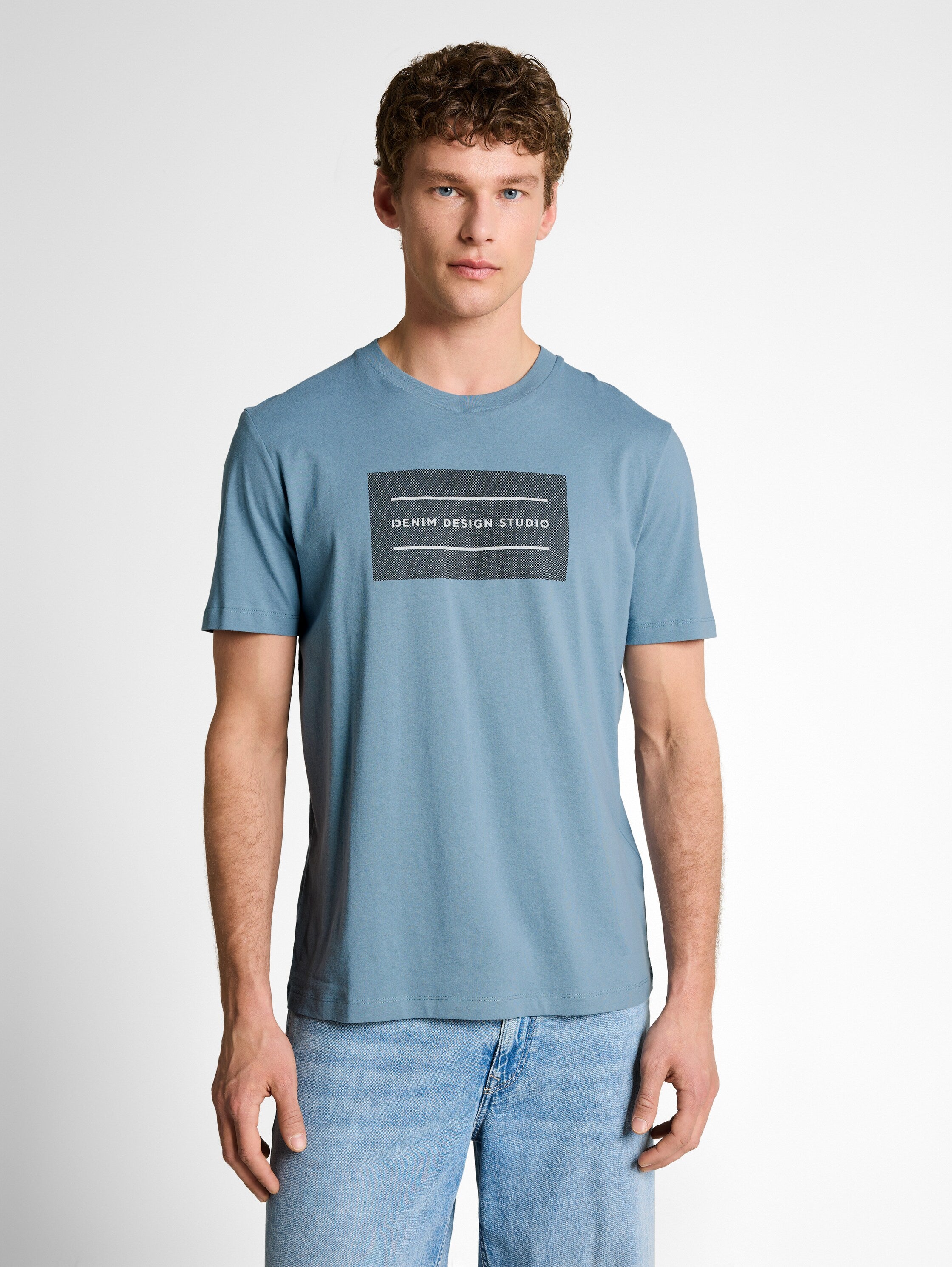 Tom Tailor Blue Short Sleeved T-Shirt