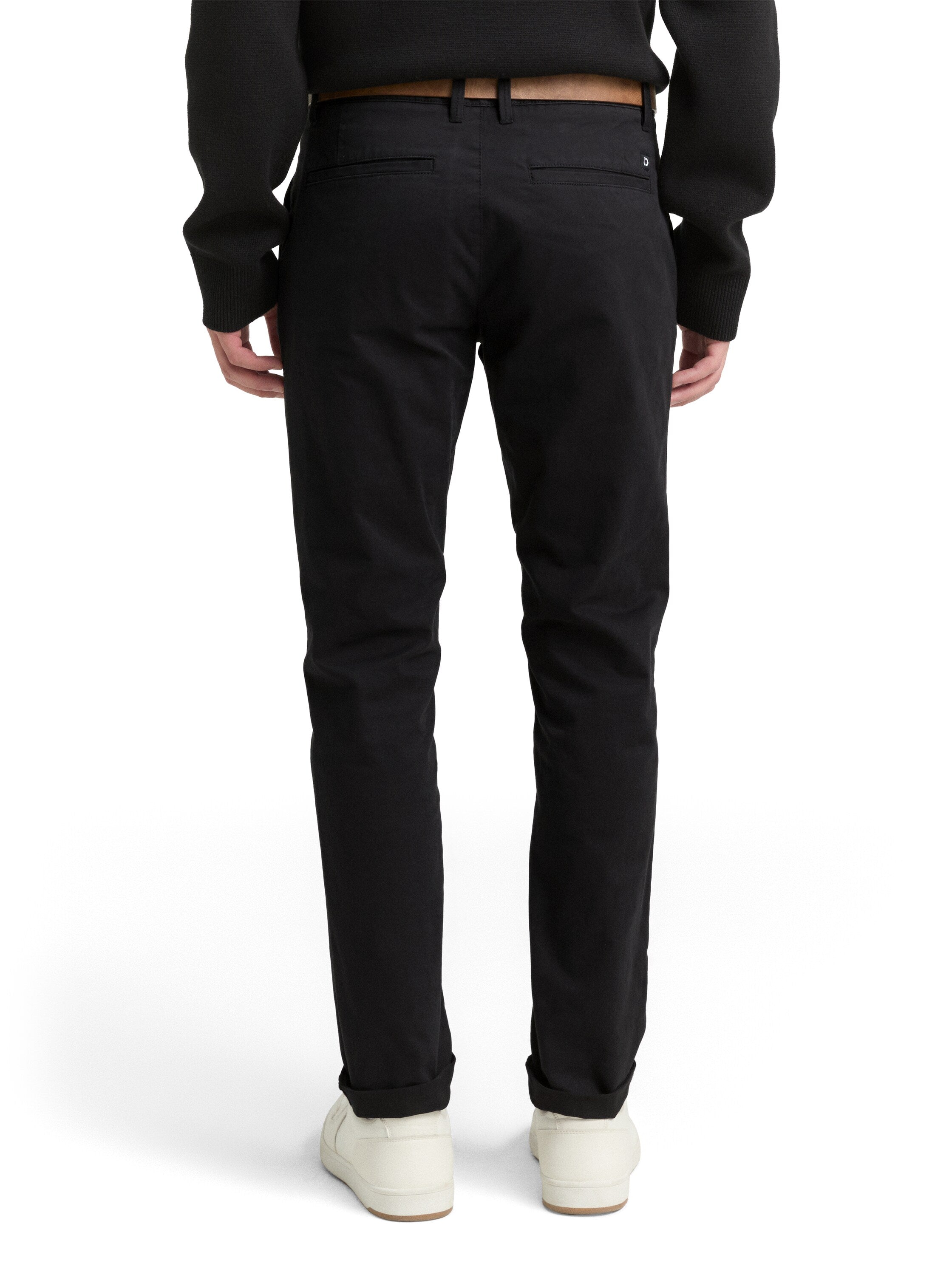 Tom Tailor Black Chino With Zipper To Close