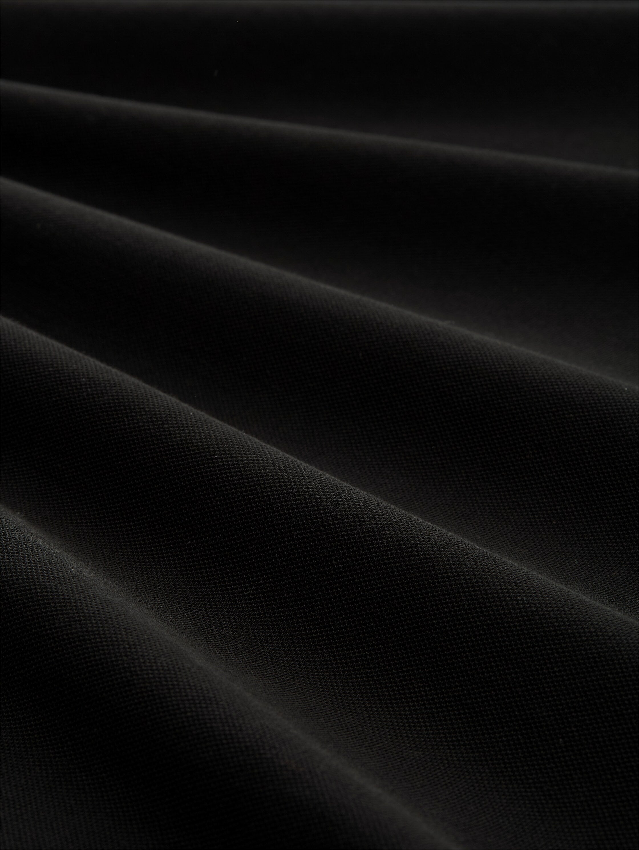 Tom Tailor Black Cotton Polo