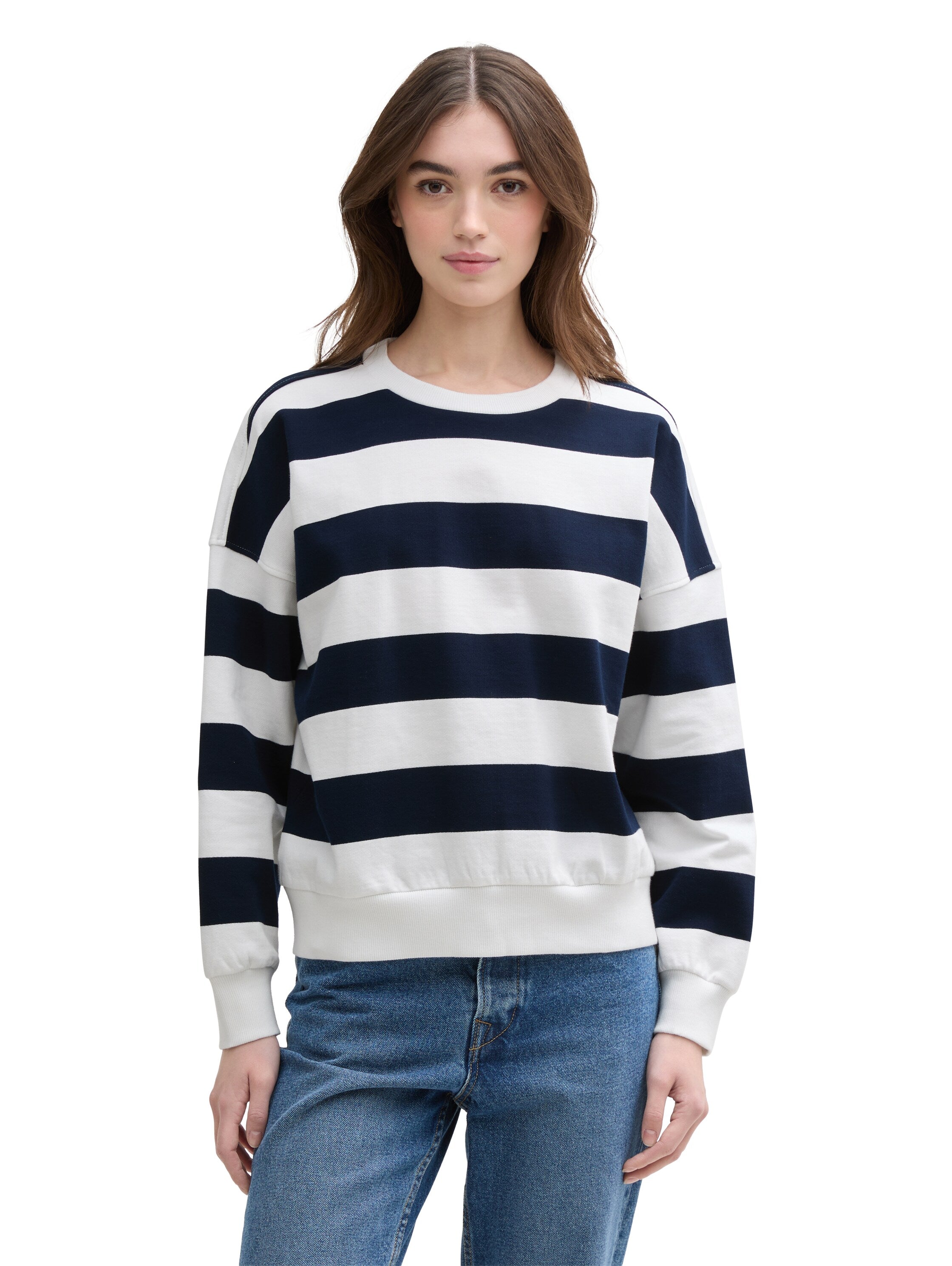 Tom Tailor Long Sleeve Striped Sweater