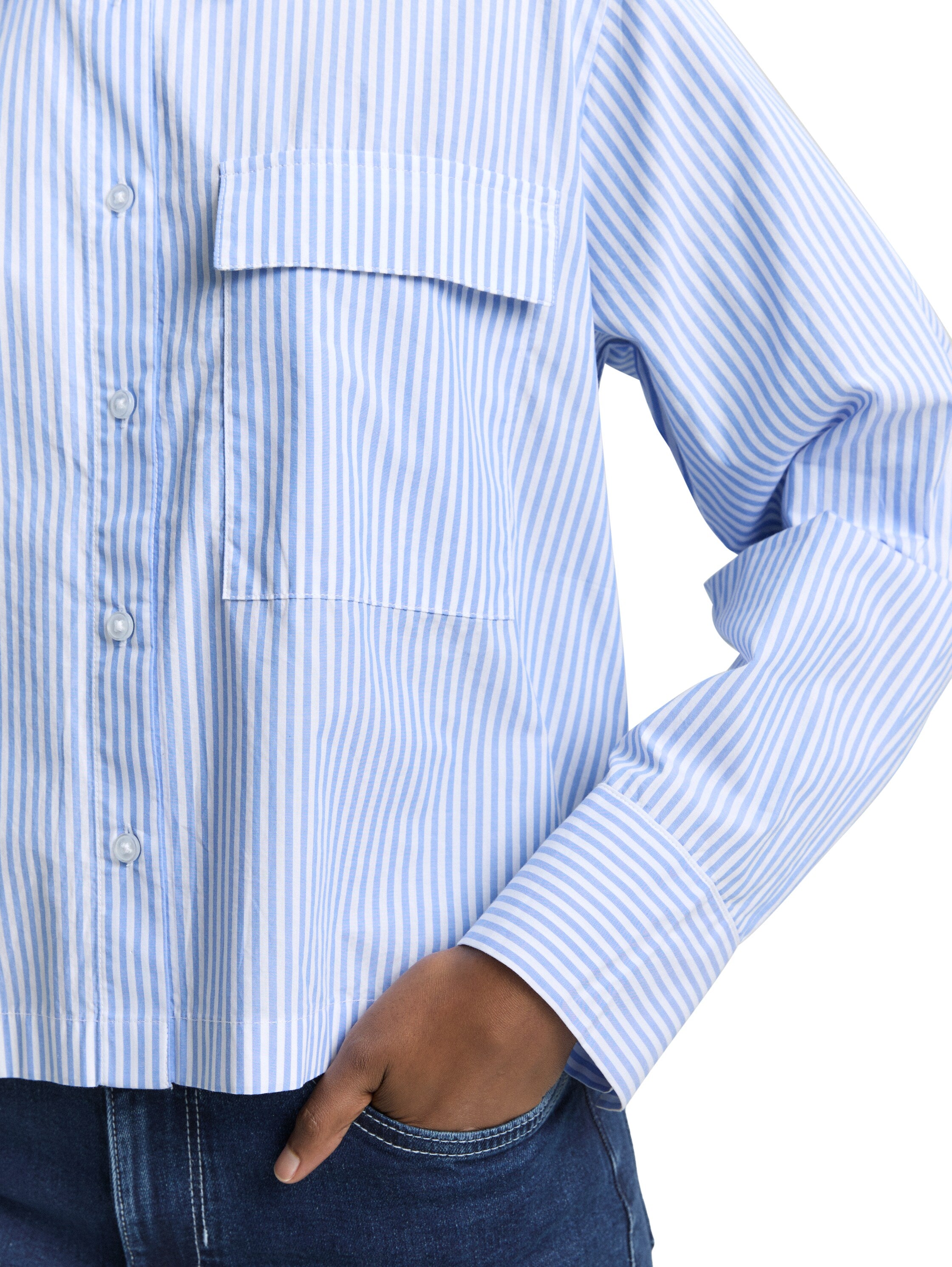 Tom Tailor Blue White Stripe Shirt