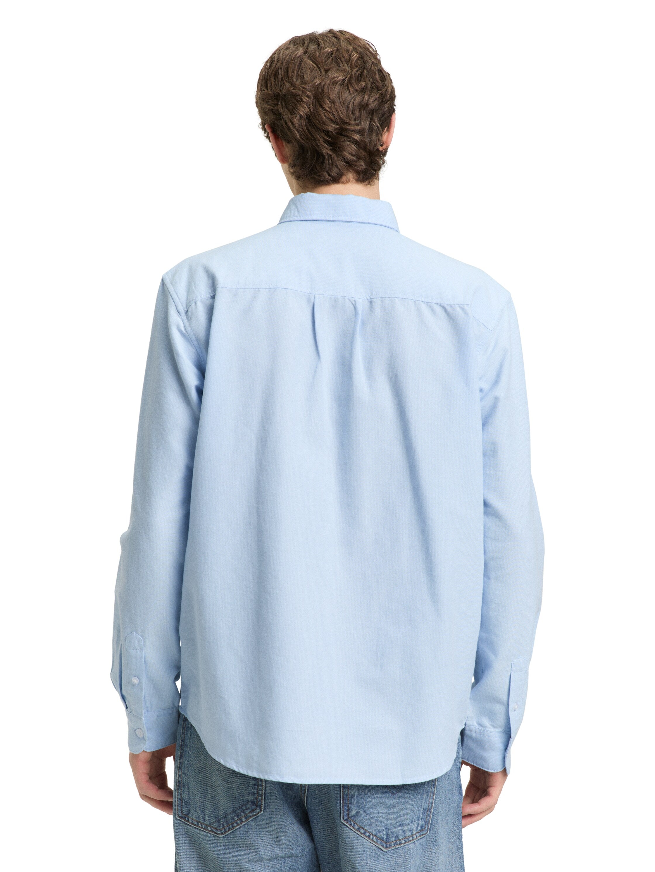 Tom Tailor Relaxed Fit Blue Shirt with Striped Design