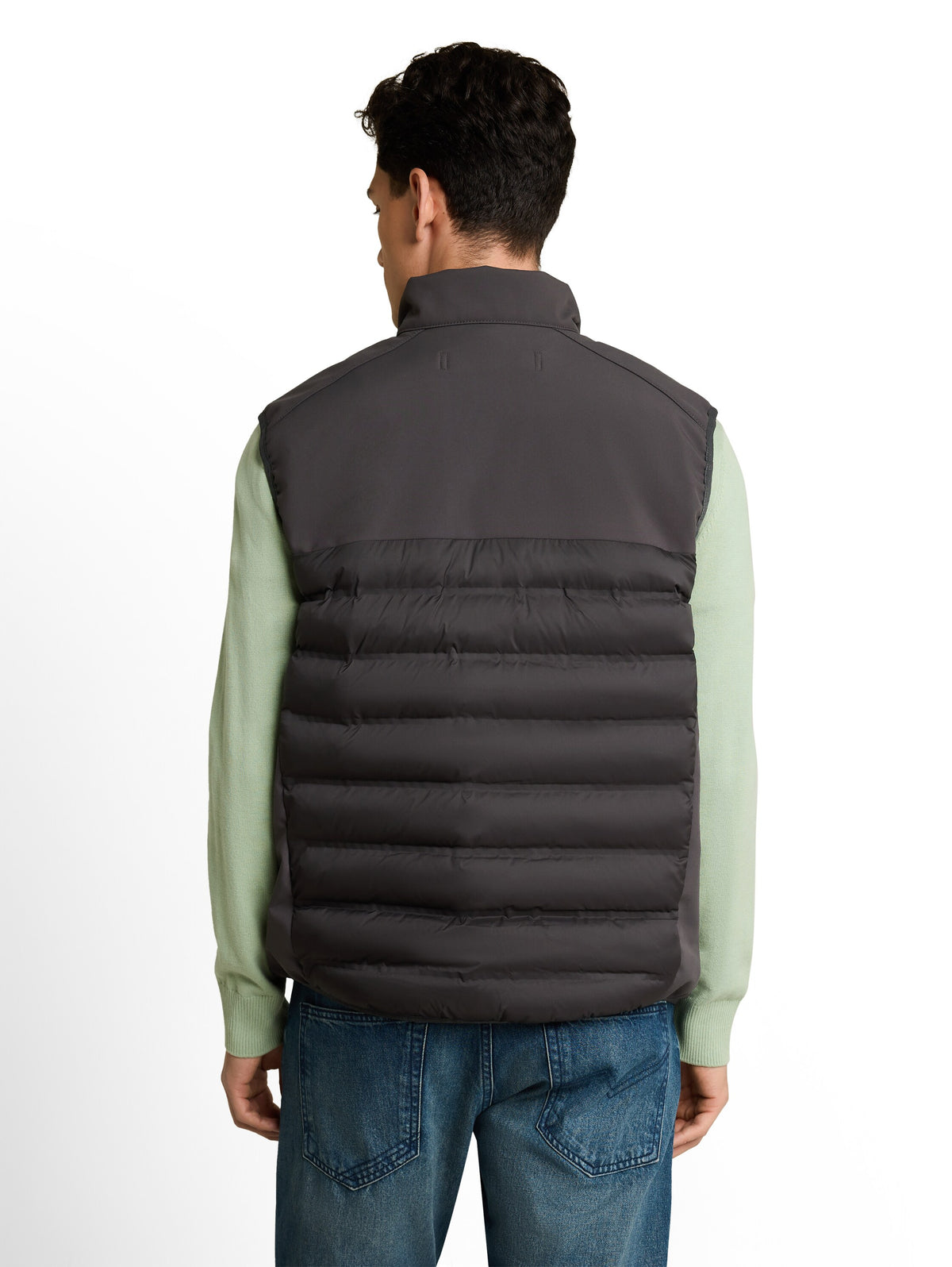 Tom Tailor Coal Mine Grey Relaxed-Fit Vest